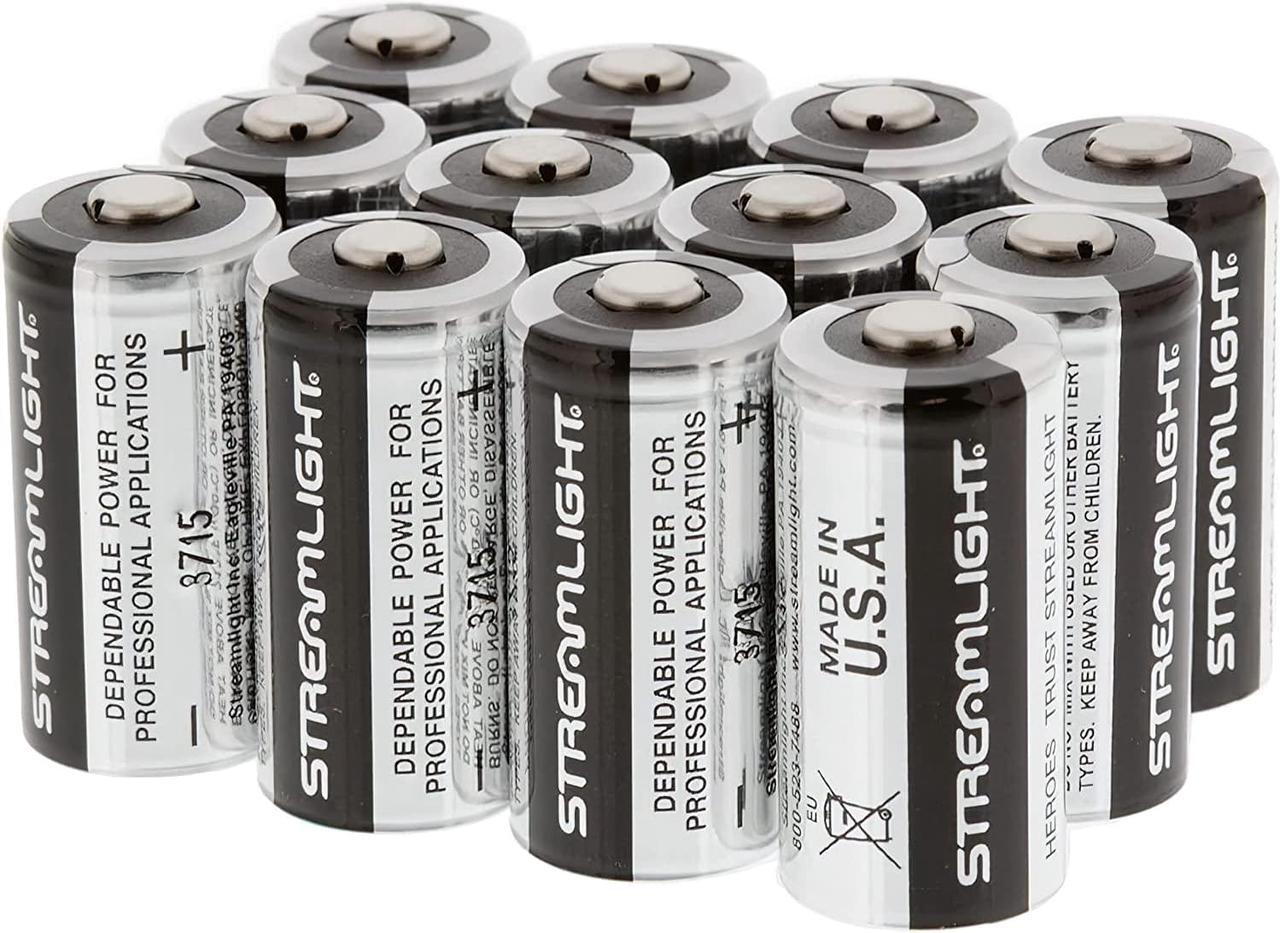 Alt view image 2 of 5 - Streamlight 85177 CR123A Lithium Batteries, 12-Pack