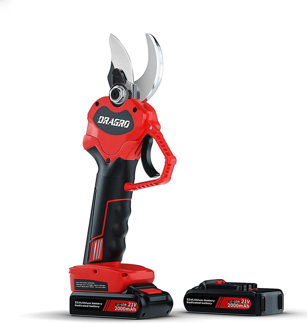 Main image of Electric Pruning Shears Professional Cordless Electric Pruning Battery Powered, Tree Branch Pruner with 2 PCS Rechargeable 2 Ah Lithium Battery - 30mm (1.2inch) Cutting Diameter