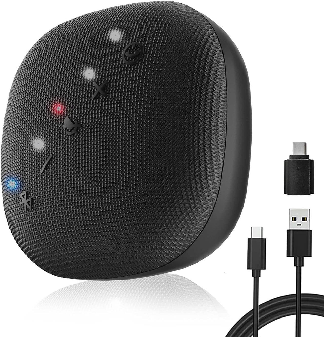 Main image of Bluetooth Conference Speaker with Microphone for Teams & Zoom | Loud & HiFi Portable USB Speakerphone | Noise Cancelling & 360°Omnidirectional Conference Room Microphone and Speaker