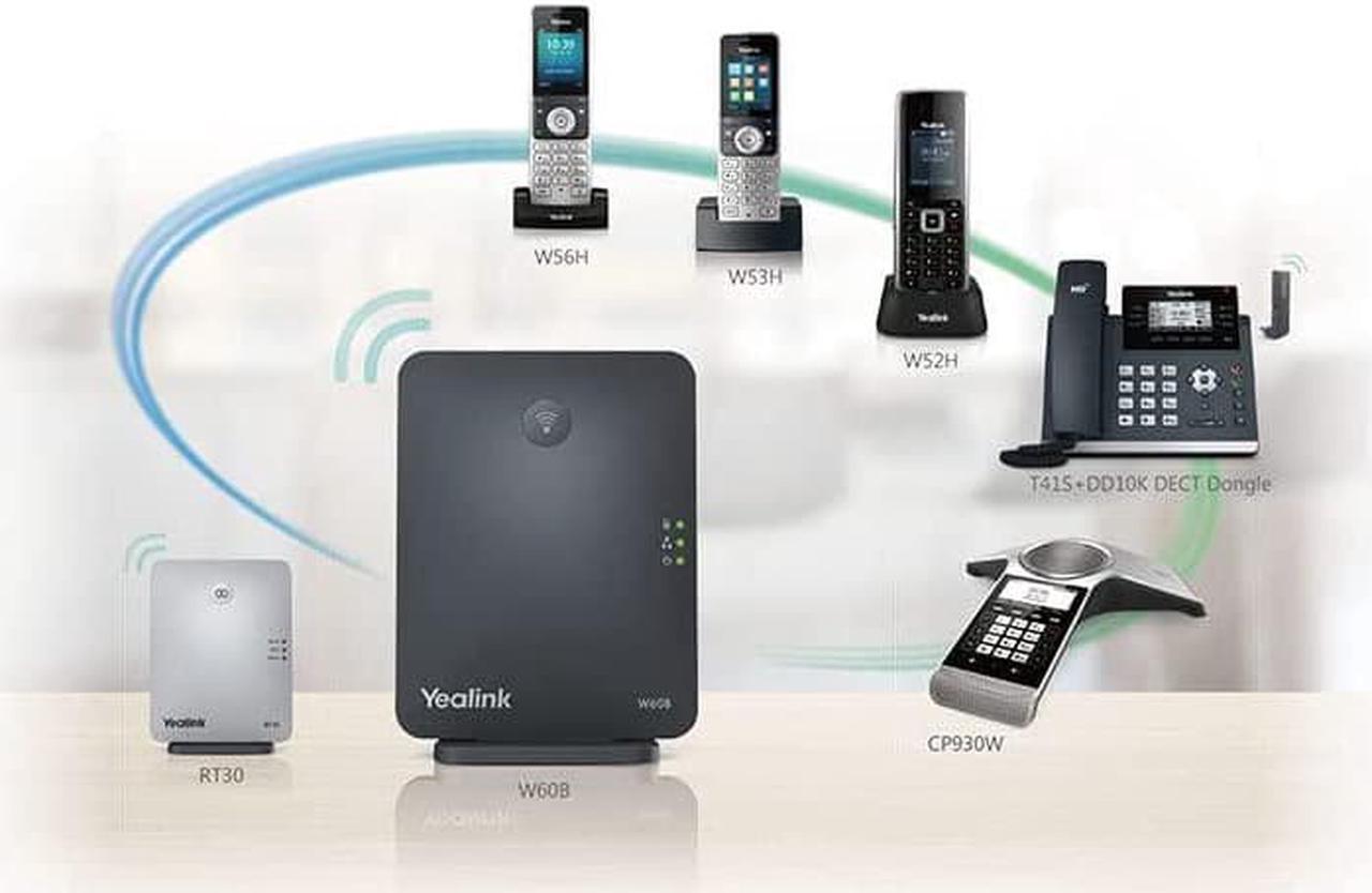 Alt view image 3 of 5 - Yealink YEA-W56H HD DECT Expansion Handset for Cordless VoIP Phone and Device