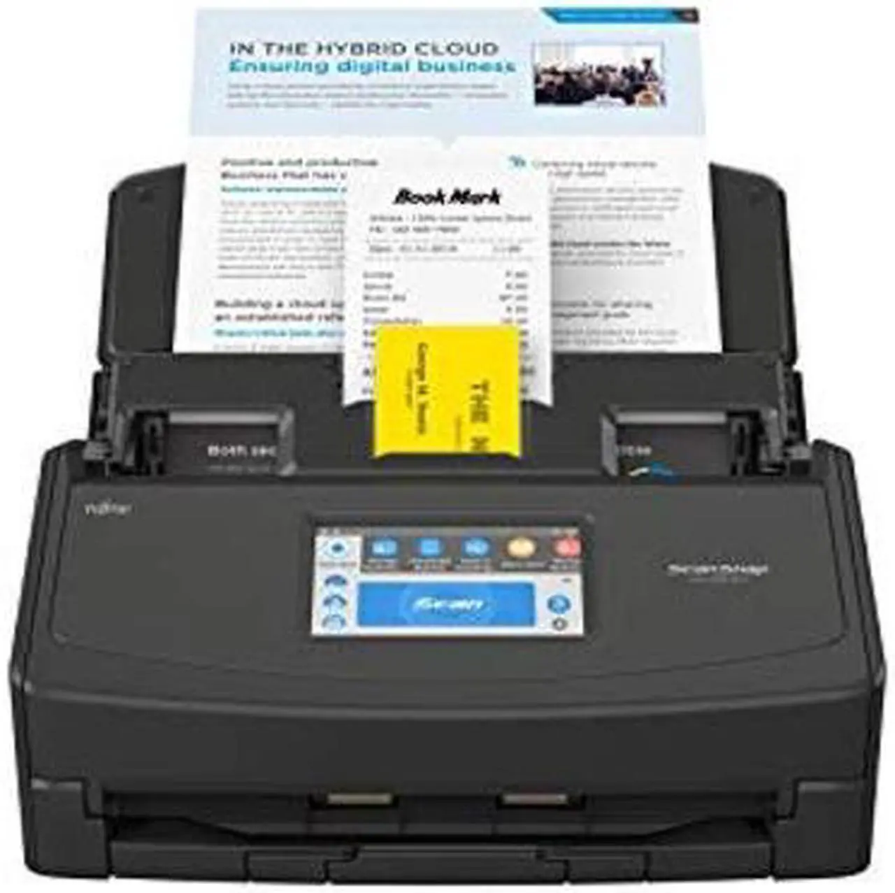 Alt view image 2 of 5 - Fujitsu ScanSnap iX1500 Color Duplex Document Scanner with Touch Screen for Mac and PC (Black Model)