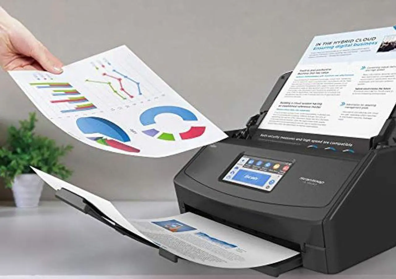 Alt view image 4 of 5 - Fujitsu ScanSnap iX1500 Color Duplex Document Scanner with Touch Screen for Mac and PC (Black Model)
