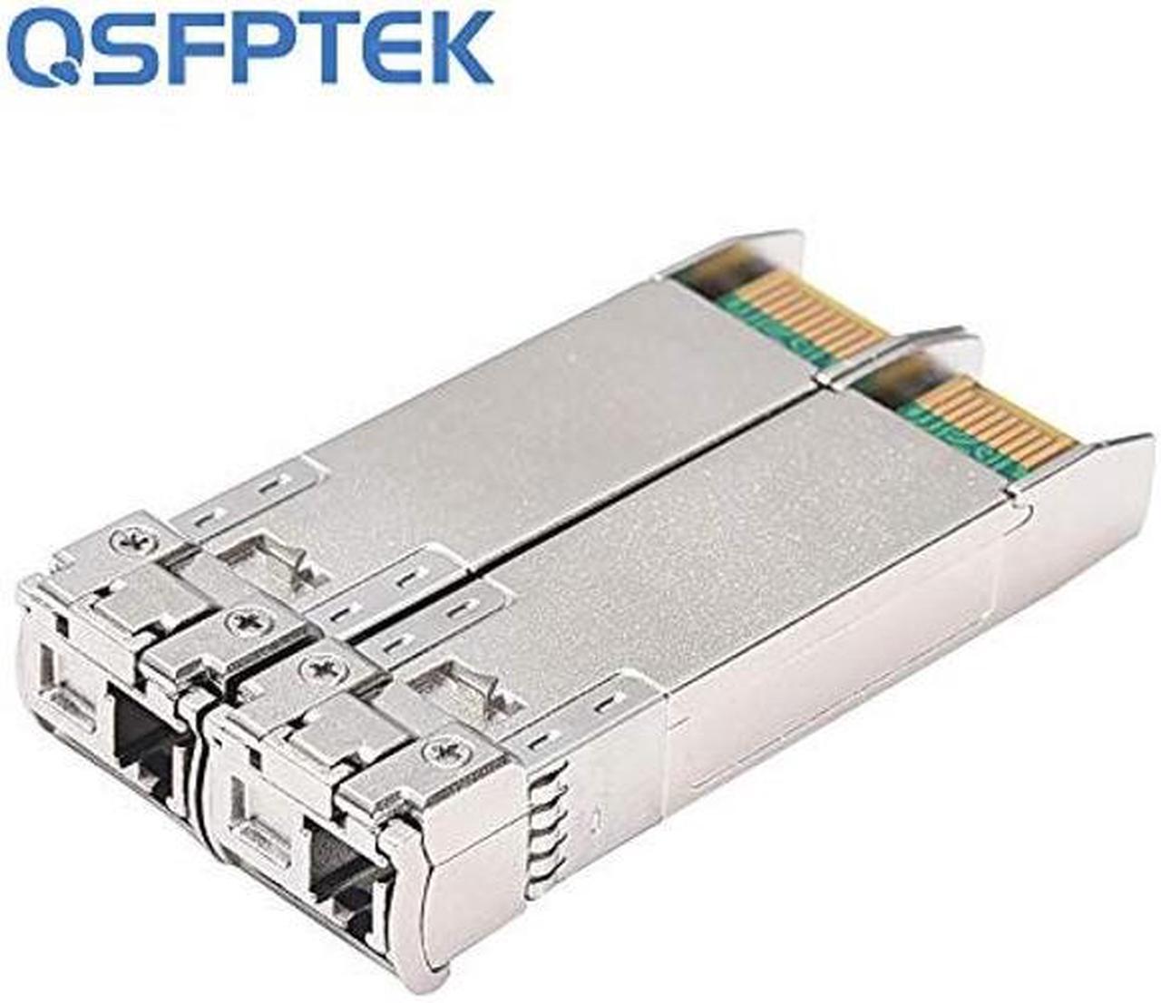 Alt view image 4 of 5 - 1 Pair 10G SFP+ Bidi Transceivers, 10gbe SFP LC Single-Mode Module, Bi-Directional Mini gbic for Cisco SFP-10G-BXD-I (1330nm-TX/1270nm-RX) / SFP-10G-BXU-I (1270nm-TX/1330nm-RX),10KM, with DDM