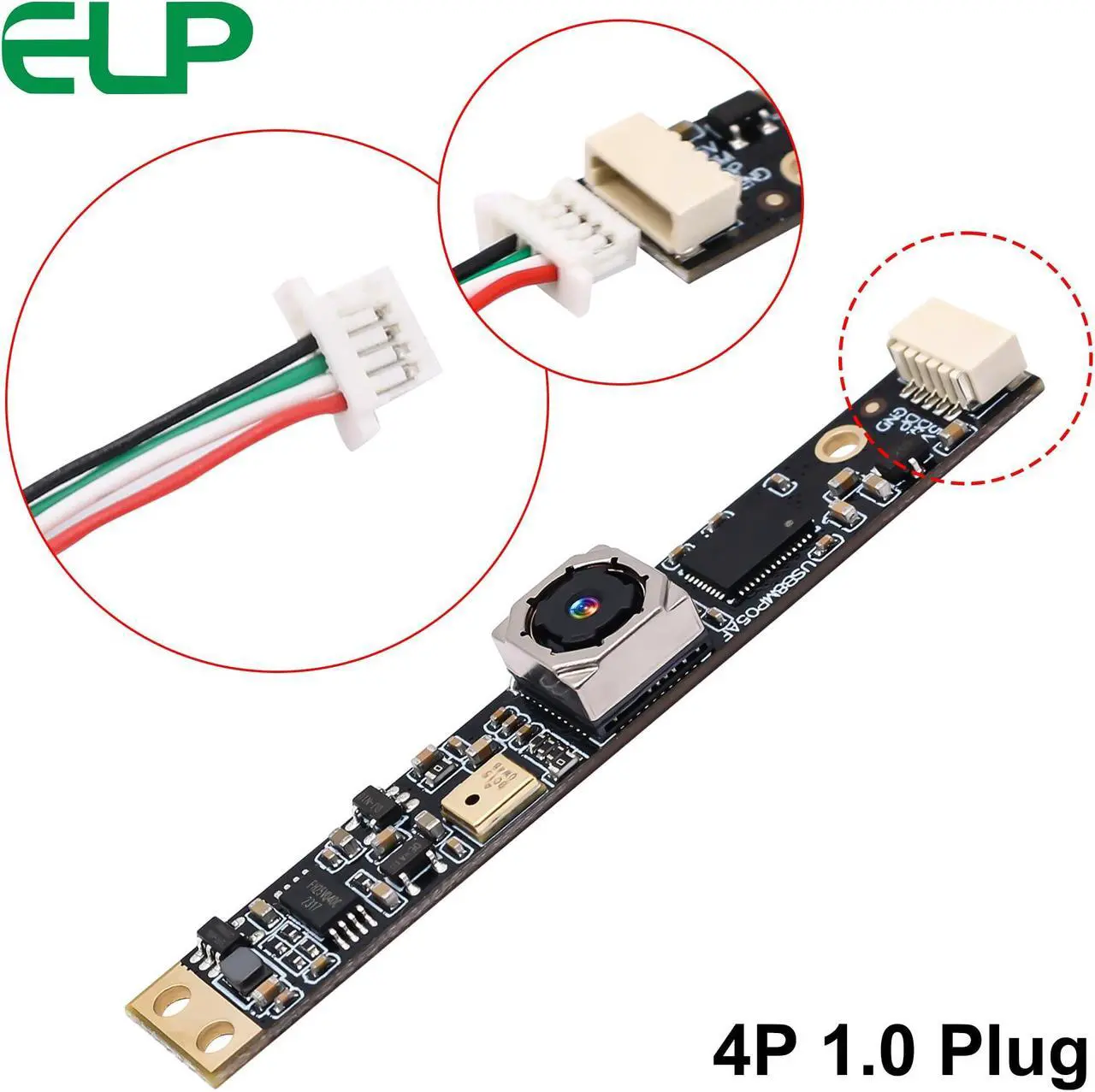 Alt view image 2 of 5 - 8mp Auto Focus USB Camera with Microphone Mini PC Camera for Computer 4K lightburn Camera for Laser Engraver Mini Strip Webcam Board CCTV USB Surveillance Camera for Raspberry Pi Laptop