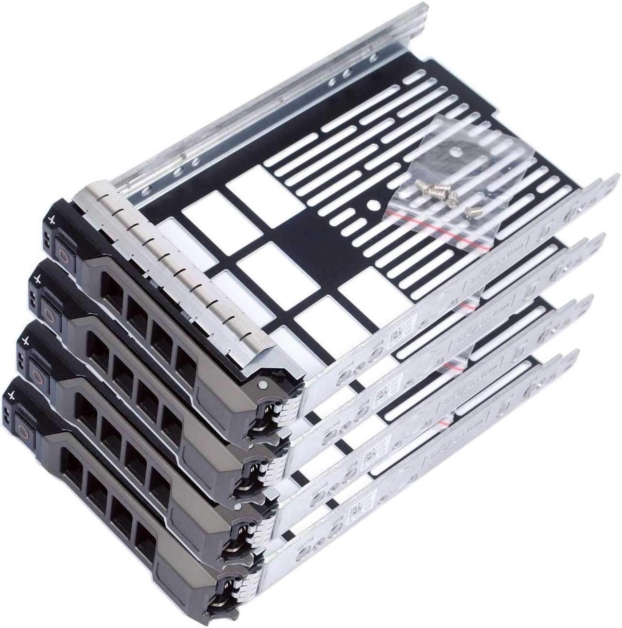 Main image of Pack-4, Hard Drive Tray Caddy for Dell Poweredge Series 11/12/13 Generation Models 3.5" SAS/SATA R320 R430, R530, R730, T430, T630, R420, R520, R720, T420, T620, R410, R510, R710, T410, T610 T710