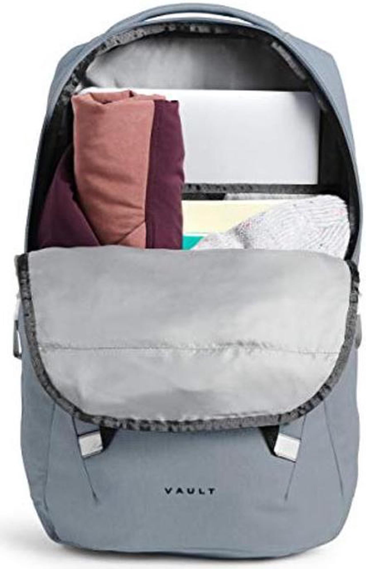 Alt view image 4 of 5 - THE NORTH FACE Vault Everyday Laptop Backpack, Mid Grey Dark Heather/TNF Black, One Size
