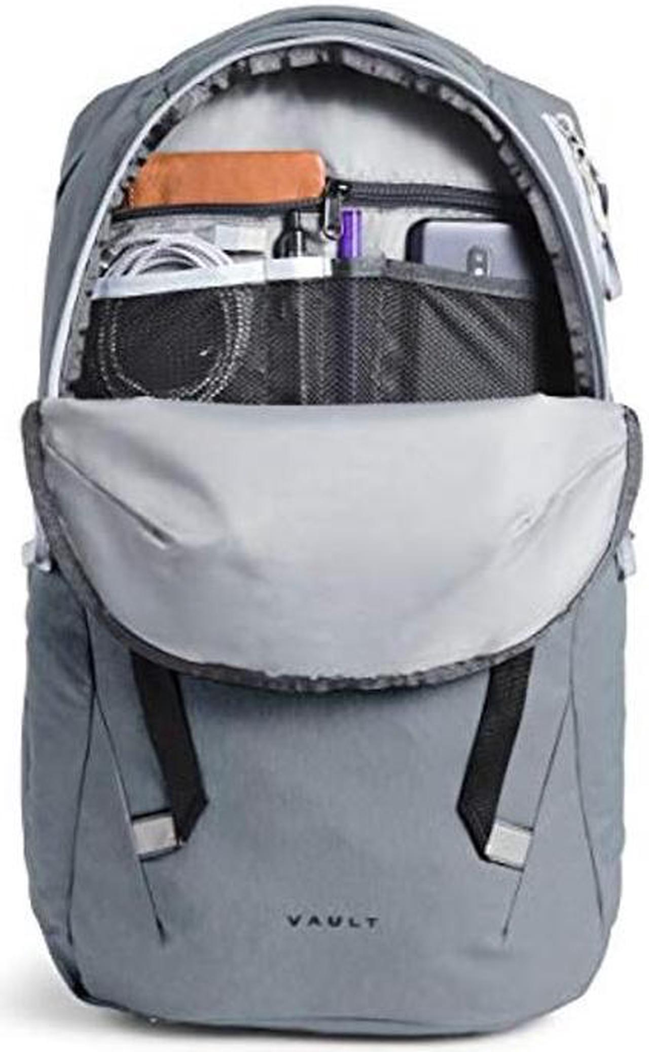 Alt view image 5 of 5 - THE NORTH FACE Vault Everyday Laptop Backpack, Mid Grey Dark Heather/TNF Black, One Size