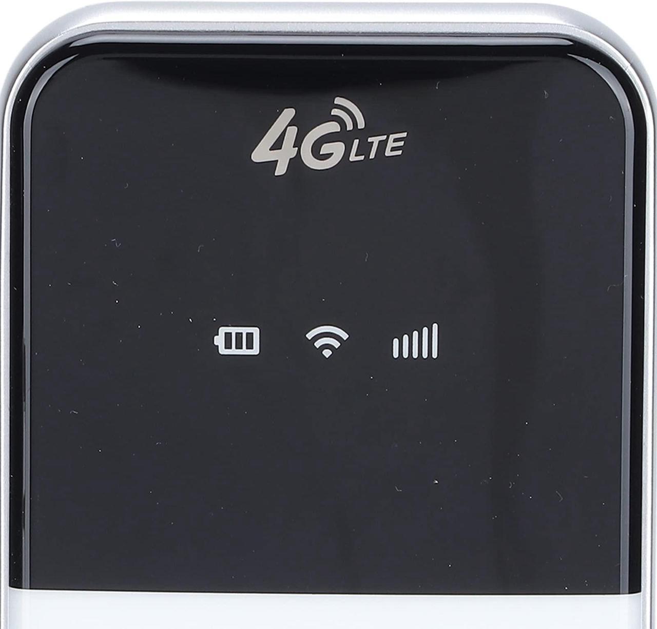 Alt view image 4 of 5 - WiFi Router Modem Router WiFi SIM Card WiFi Router LTE 3G/4G Wireless Mini Car Portable Unlocked Modem with SIM Card Slot WiFi Router(White)