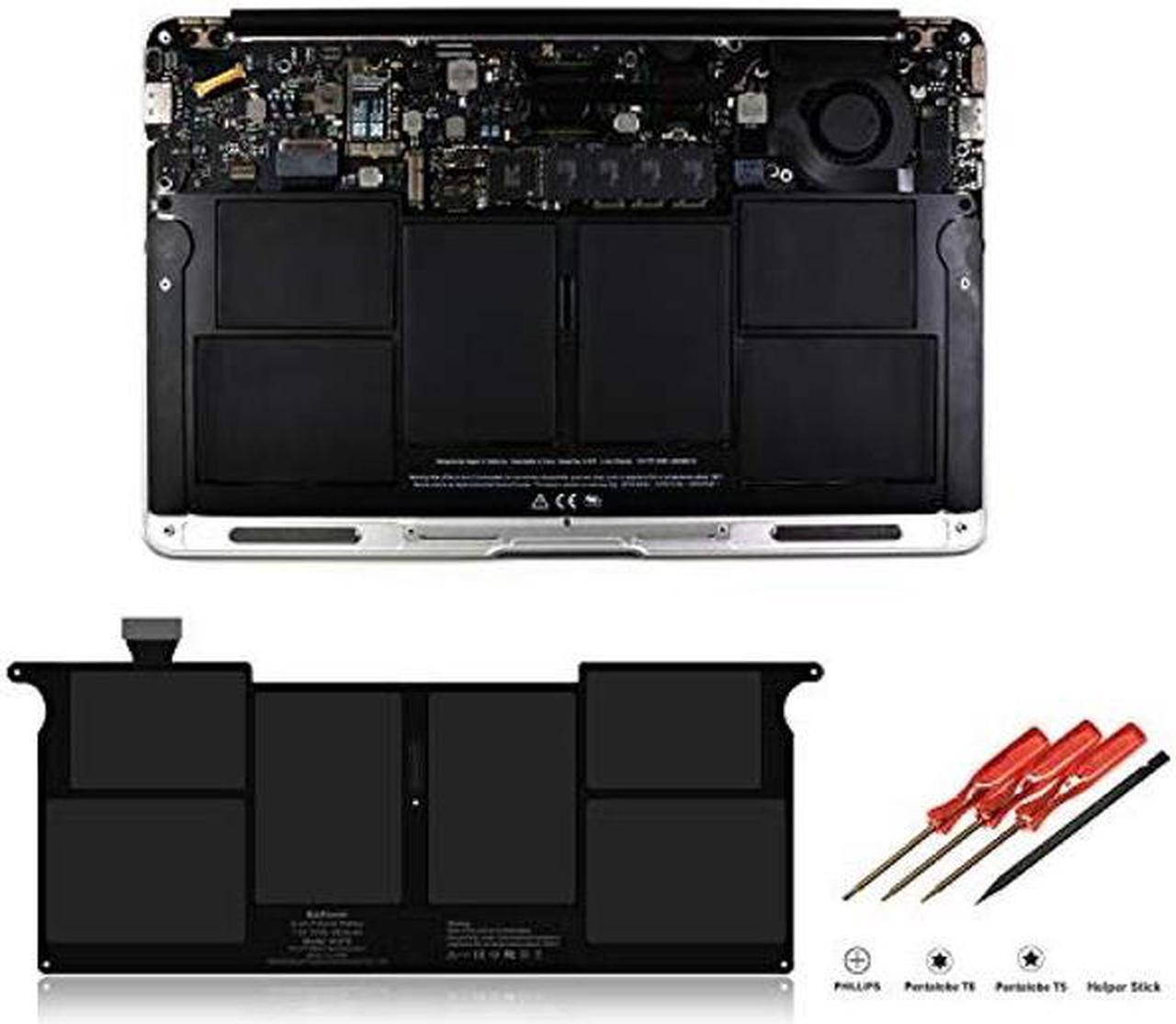 Alt view image 2 of 5 - BatPower A1375 Replacement Laptop Battery for Apple Late 2010 MacBook Air 11-inch A1370 EMC 2393 Battery MacBook Air 11" A1370 Apple A1375 Battery 35Wh