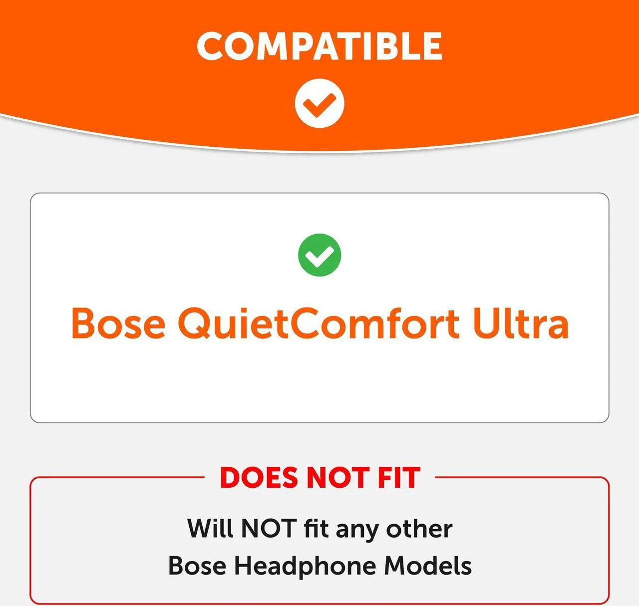Alt view image 2 of 5 - WC SweatZ QC Ultra V2 - Patented Protective Earpad Covers for Bose QuietComfort Ultra by Wicked Cushions | Sweatproof & Easily Washable | Does not fit Any Other Bose Headphones | 90's Black