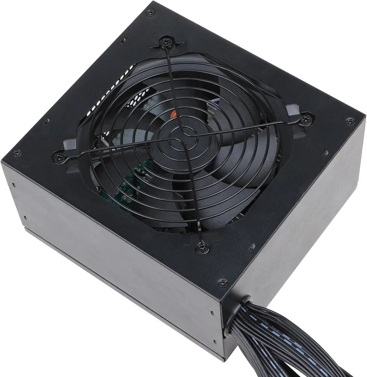 Alt view image 4 of 5 - 700w Power Supply Non-Modular ATX PSU with 6+2 Pin Connectors PFC Protection and 120mm Silent Fan Gaming PSU KY-700 Black