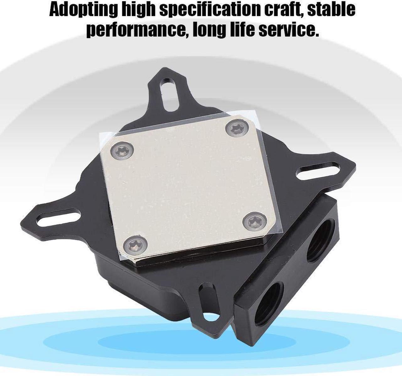 Alt view image 2 of 5 - Yoidesu GPU Water Block Water Cooling Cooler Base,Computer GPU Universal Water Cooler Cooling Block Radiator with 3mm Copper Base(Black)