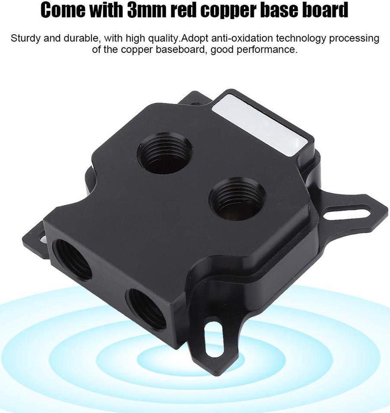 Alt view image 4 of 5 - Yoidesu GPU Water Block Water Cooling Cooler Base,Computer GPU Universal Water Cooler Cooling Block Radiator with 3mm Copper Base(Black)