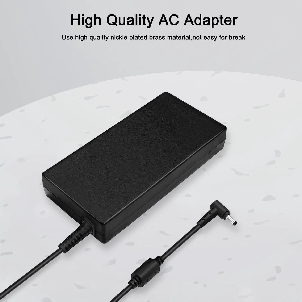 Alt view image 3 of 5 - 20V 6A Charger for MSI Thin GF63 13 12 11th Laptop MSI GV15 Thin MSI Cyborg 15 A12V A13V Summit E16 Flip A13V Power Supply MSI GF63 Thin Charger MSI Creator M14 Power Cord