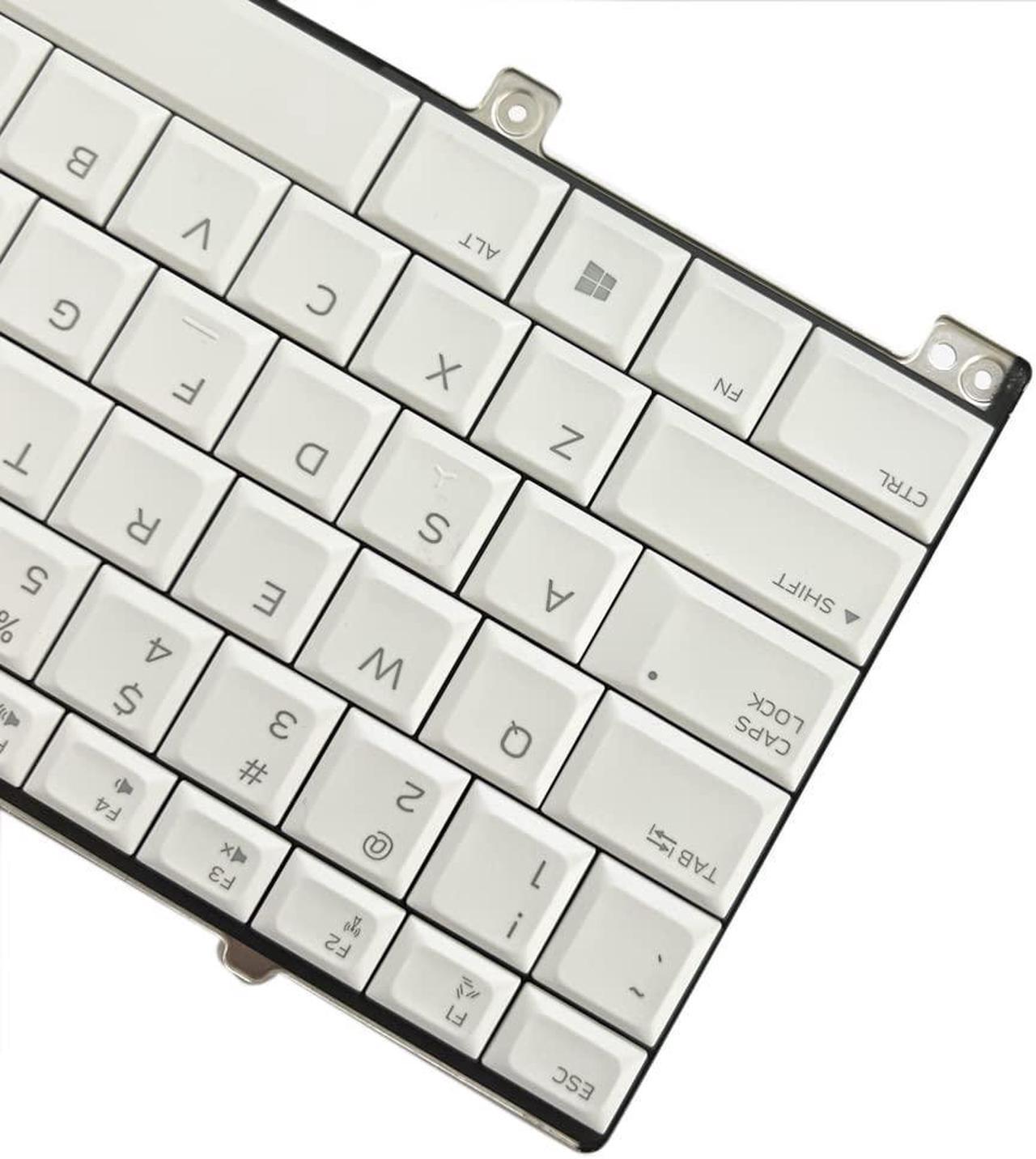 Alt view image 4 of 5 - ZAHARA Laptop RGB Keyboard US English with Backlit Replacement for DELL Alienware Area 51M R1 AWAR51M-7350WHT 07FJHC / Alienware 17 R5 062W10 62W10 PK132F11B00 NSK-EYBBC