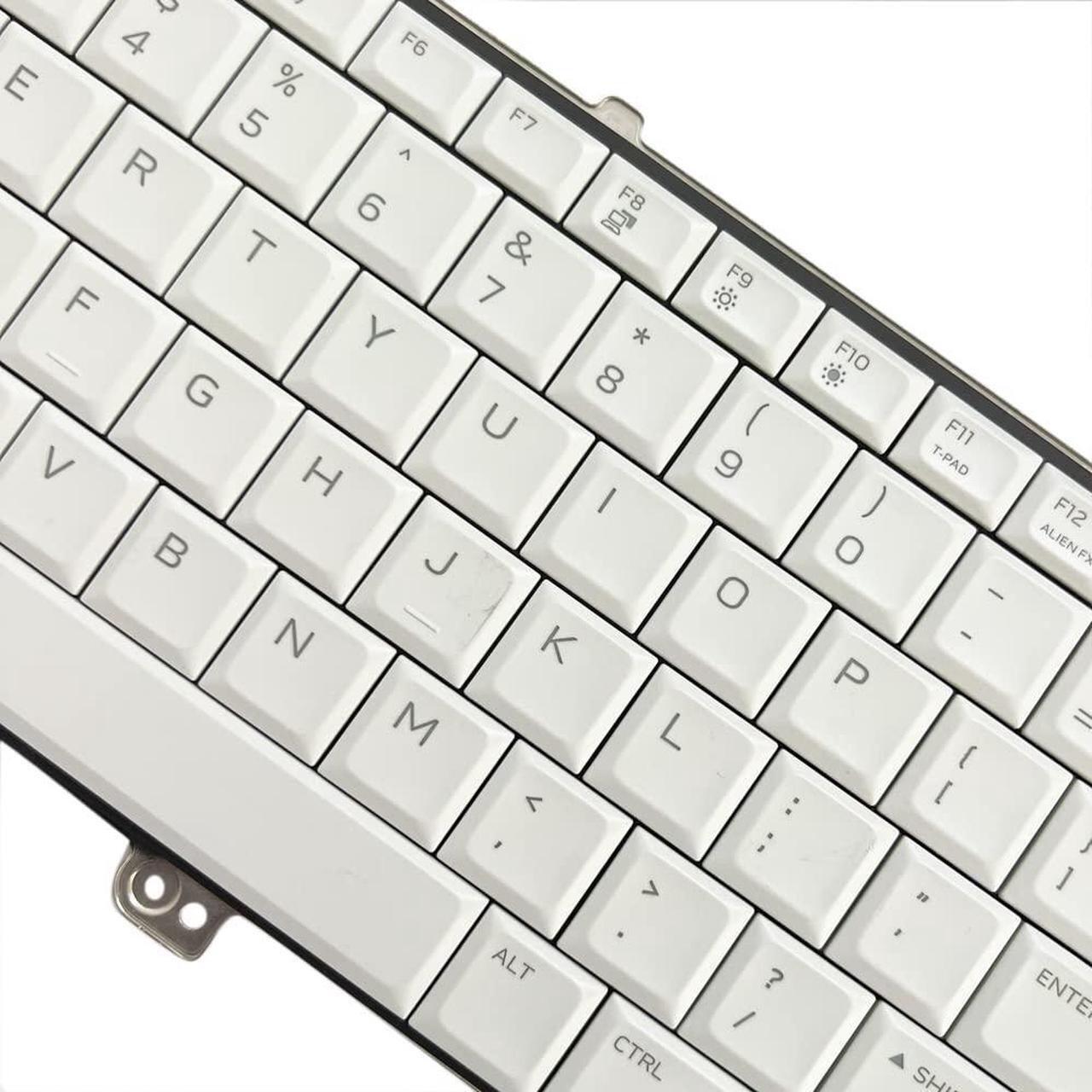 Alt view image 5 of 5 - ZAHARA Laptop RGB Keyboard US English with Backlit Replacement for DELL Alienware Area 51M R1 AWAR51M-7350WHT 07FJHC / Alienware 17 R5 062W10 62W10 PK132F11B00 NSK-EYBBC