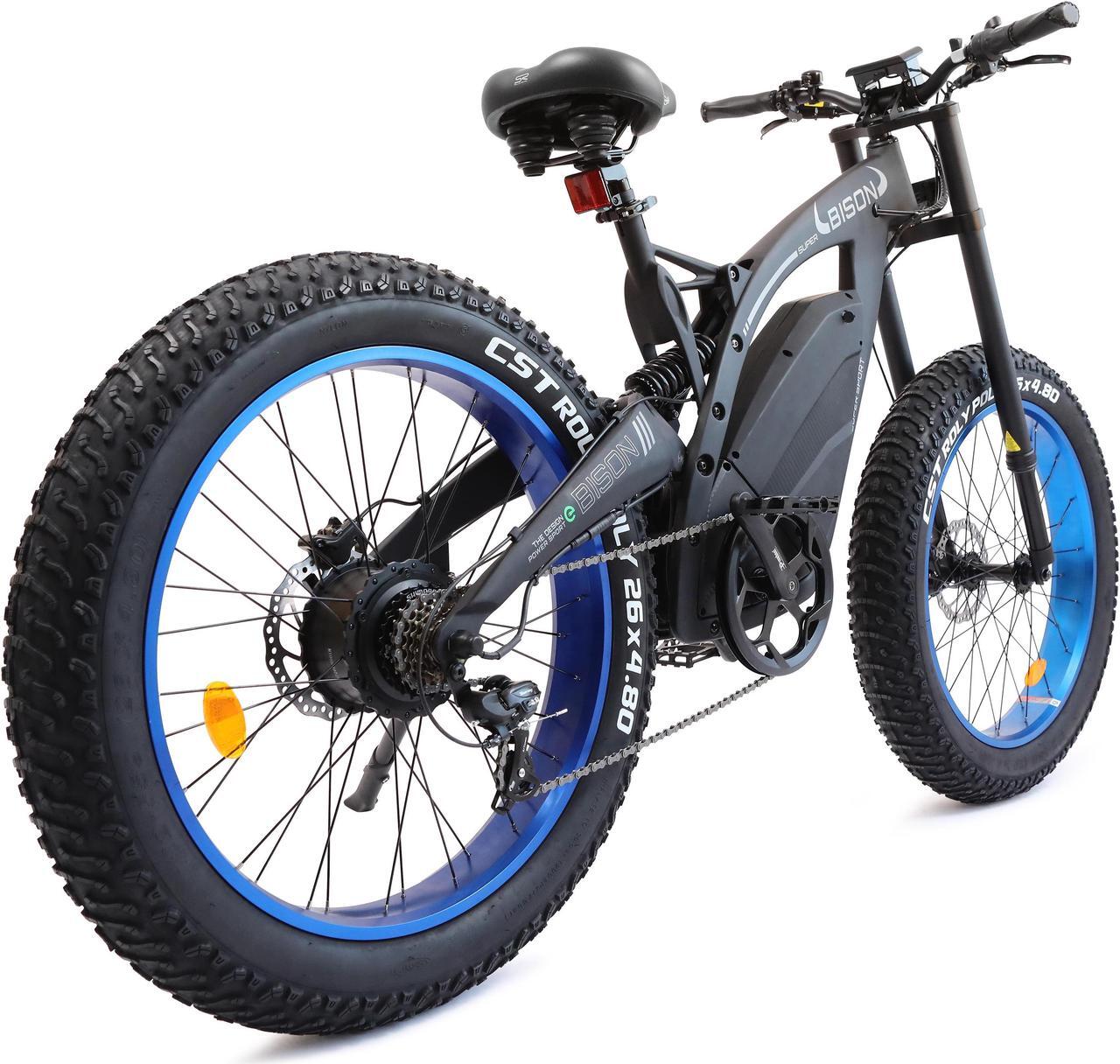 Alt view image 4 of 7 - ECOTRIC Powerful Electric Bike 1000W Motor 17.6AH/48V Battery 26" x 4.8" Fat Tire Ebike with Suspension Fork Aluminum Frame Mountain Bike Beach E-Bike Snow Bicycle for Adults