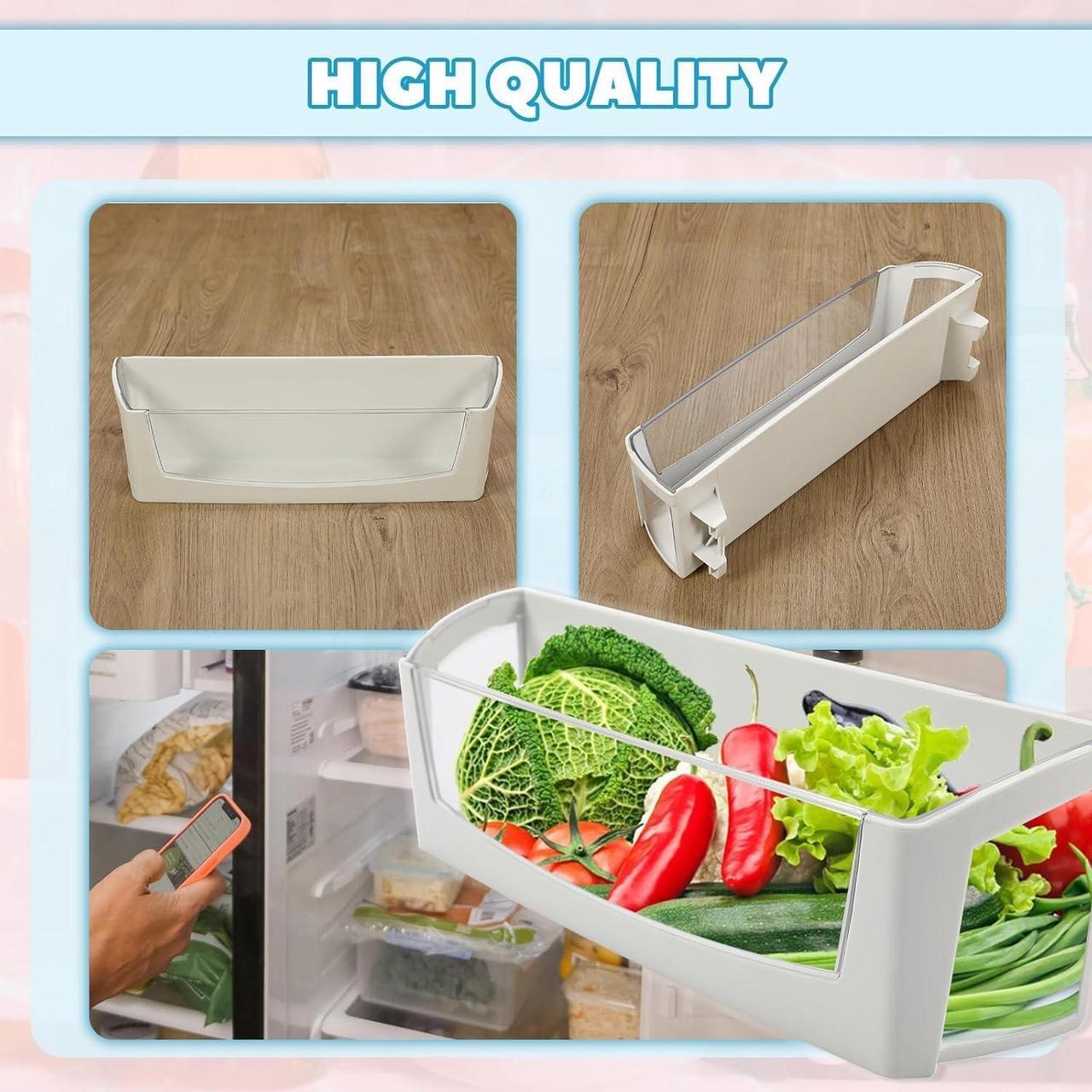 Alt view image 3 of 7 - Ecotric W10212139 WPW10212139 AP6017170 Replacement Refrigerator Door Shelf Bin Compatible with Whirlpool Refrigerator Replacement for PS11750465 1547748 AH2362947 EA2362947