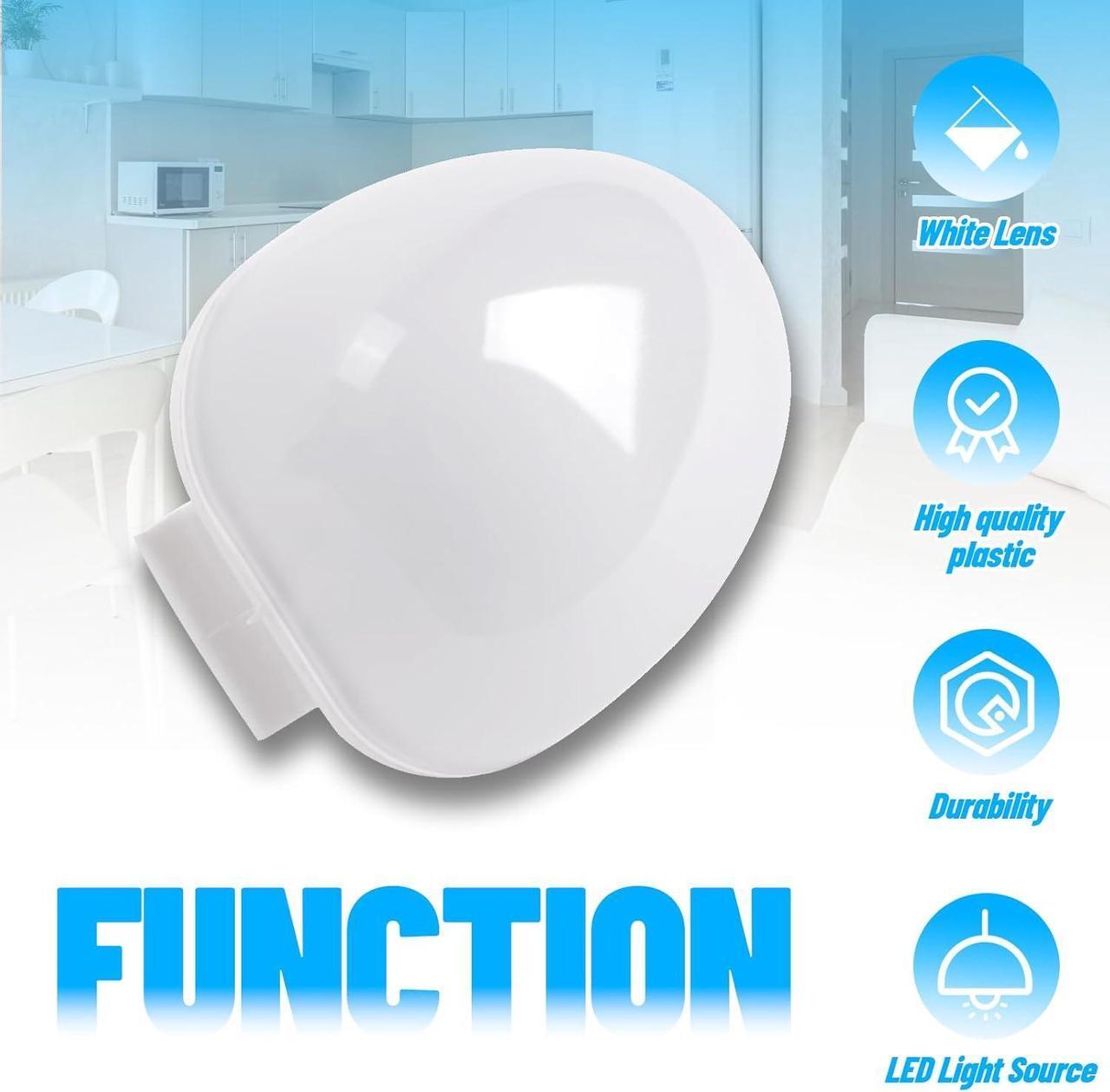 Alt view image 5 of 7 - Ecotric W11251749 Refrigerator LED Light Lamp Compatible with Whirlpool Refrigerator Replacement for W11549780 W11468934 W11520324 W11449273 - White Lens