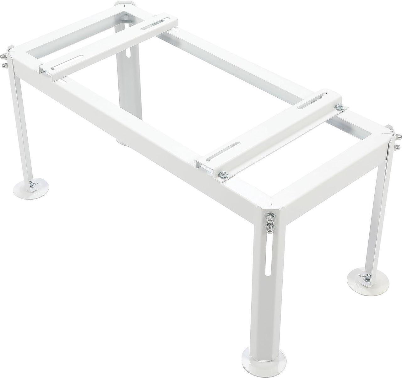 Alt view image 7 of 7 - Ecotric Ground Stand Bracket Mount for Mini Split Air Conditioner Heat Pump 9,000-12,000 BTU Heavy Duty Steel Powder Coated