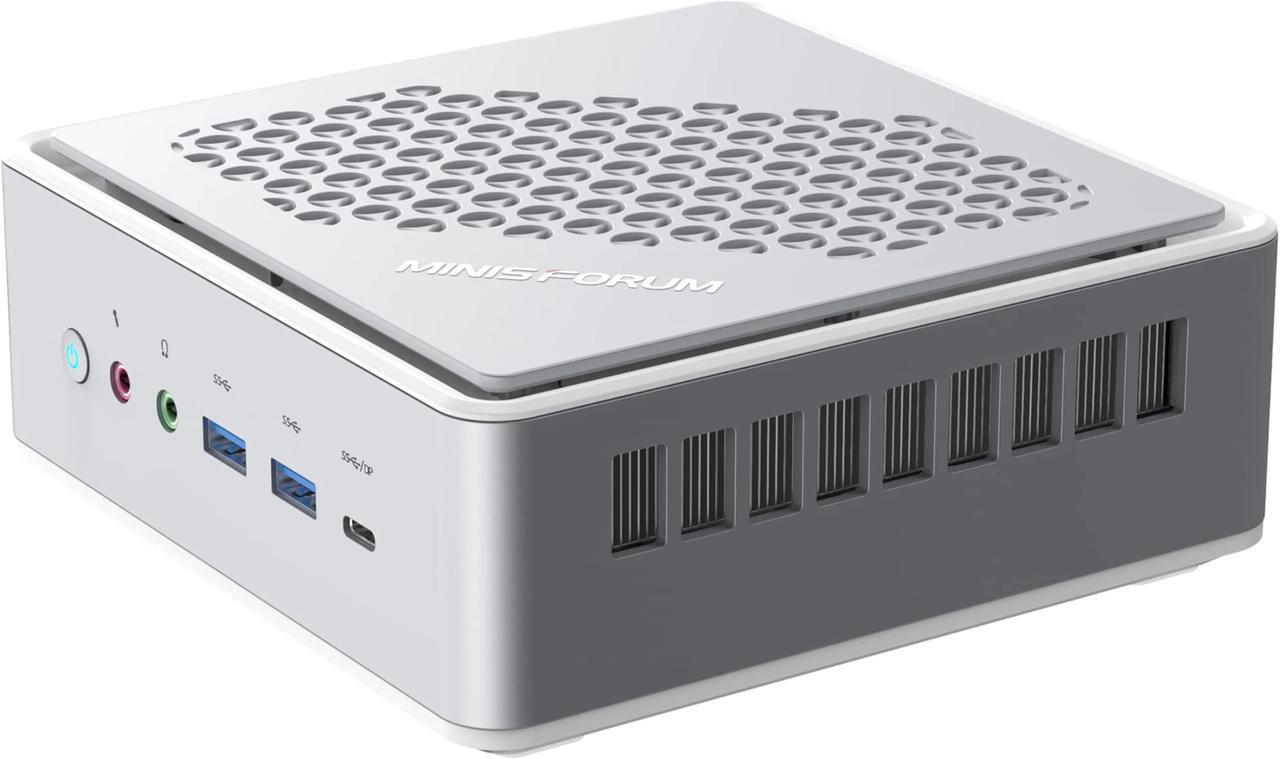 Main image of MINISFORUM Windows 11 Elitemini HM90 Mini PC AMD Ryzen 9 4900H Desktop Computer, 32 DDR4 +512GB SSD, HDMI/DP/USB-C 4K@60Hz Output, 2X RJ45 Port(1000/2500Mbps), 2X HDD Slot Mini Computer