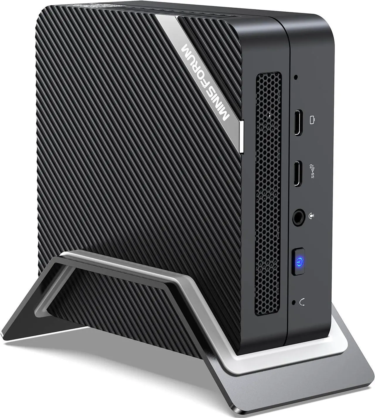 Main image of MINISFORUM DeskMini UM560 XT Mini PC AMD Ryzen 5 5600H DDR4 16GB RAM+1T PCIe SSD Windows 11 Desktop Computer
