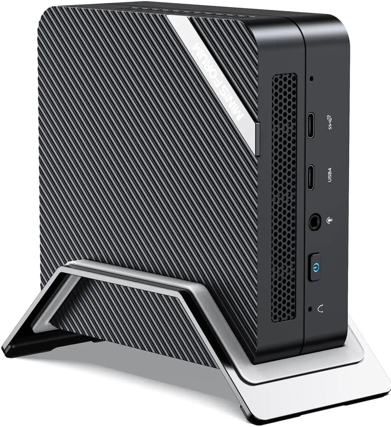 Main image of MINISFORUM DeskMini UM560 XT Mini PC AMD Ryzen 5 5600H DDR4 32GB RAM+512GB PCIe SSD Windows 11 Desktop Computer