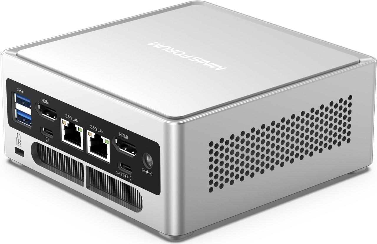 Main image of MINISFORUM NAB6 Lite Mini PC Core i5-12600H(12C/16T, up to 4.5 GHz) Mini Computer 16GB RAM + 500GB SSD, 2xHDMI + 2xUSB-C 4K@60Hz Outputs, 2x2.5G LAN, 4xUSB3.2, Intel Iris Xe Graphics Desktop Computer