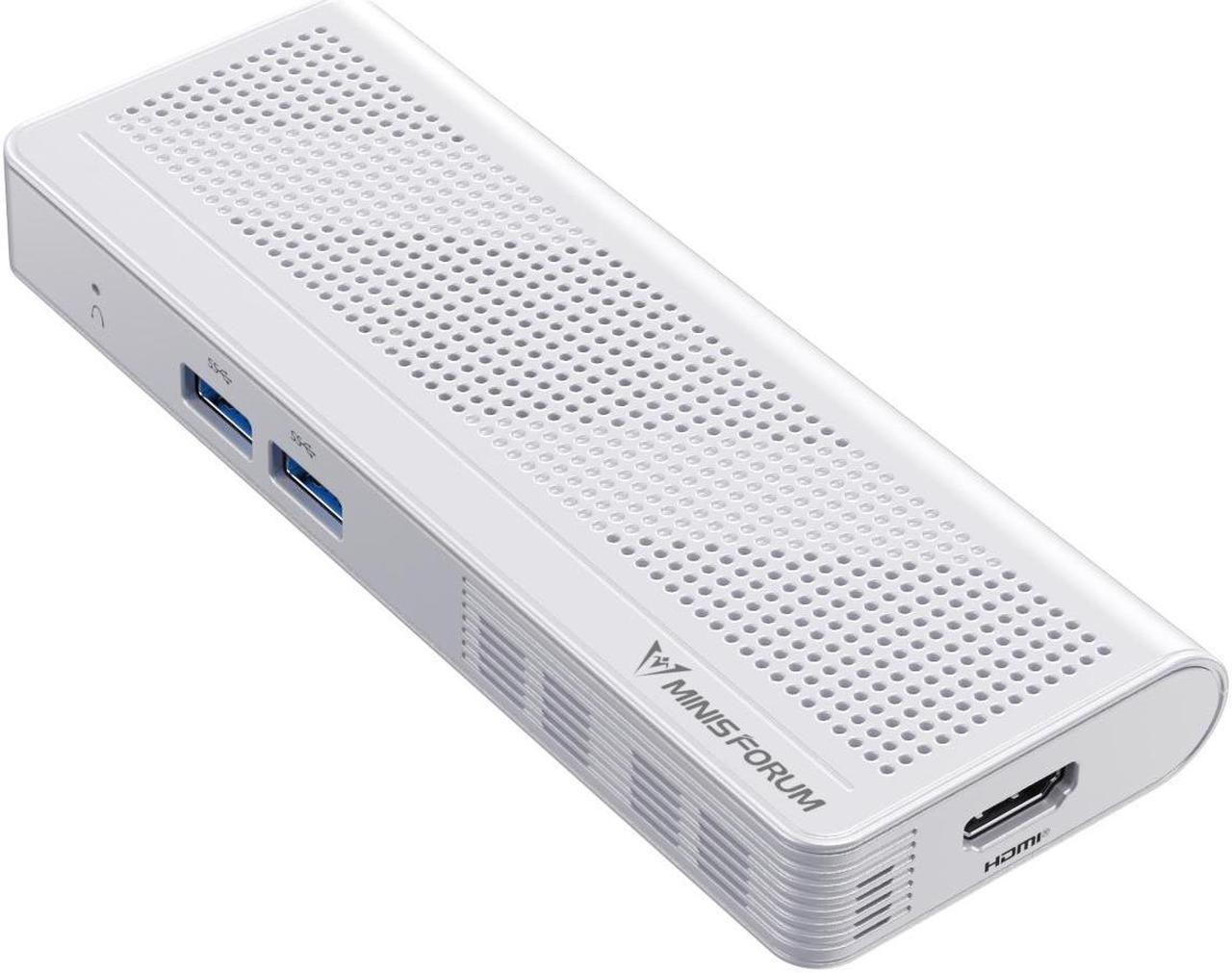 Main image of MINISFORUM S100 Mini PC Stick 12th Gen Alder Lake N100(up to 3.4GHz) Micro PC, LPDDR5 8GB RAM UFS2.1 128GB, 1x HDMI, 1x USB-C Output, 2X USB3.2, 2.5G RJ45 Port, PD 65W Power Adapter Micro Computer