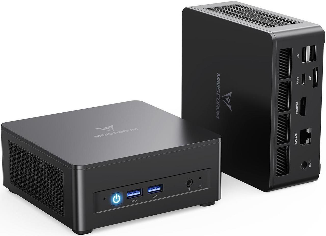 Main image of MINISFORUM UM760 Slim Mini PC AMD Ryzen 5 7640HS 6C/12T Desktop Computer, DDR5 16G RAM+1TB SSD, HDMI/DP/USB4 8K@60Hz Output, 1X 2.5G RJ45 Port, 4X USB Port, Dual Band WiFi, AMD Radeon 760M Graphics