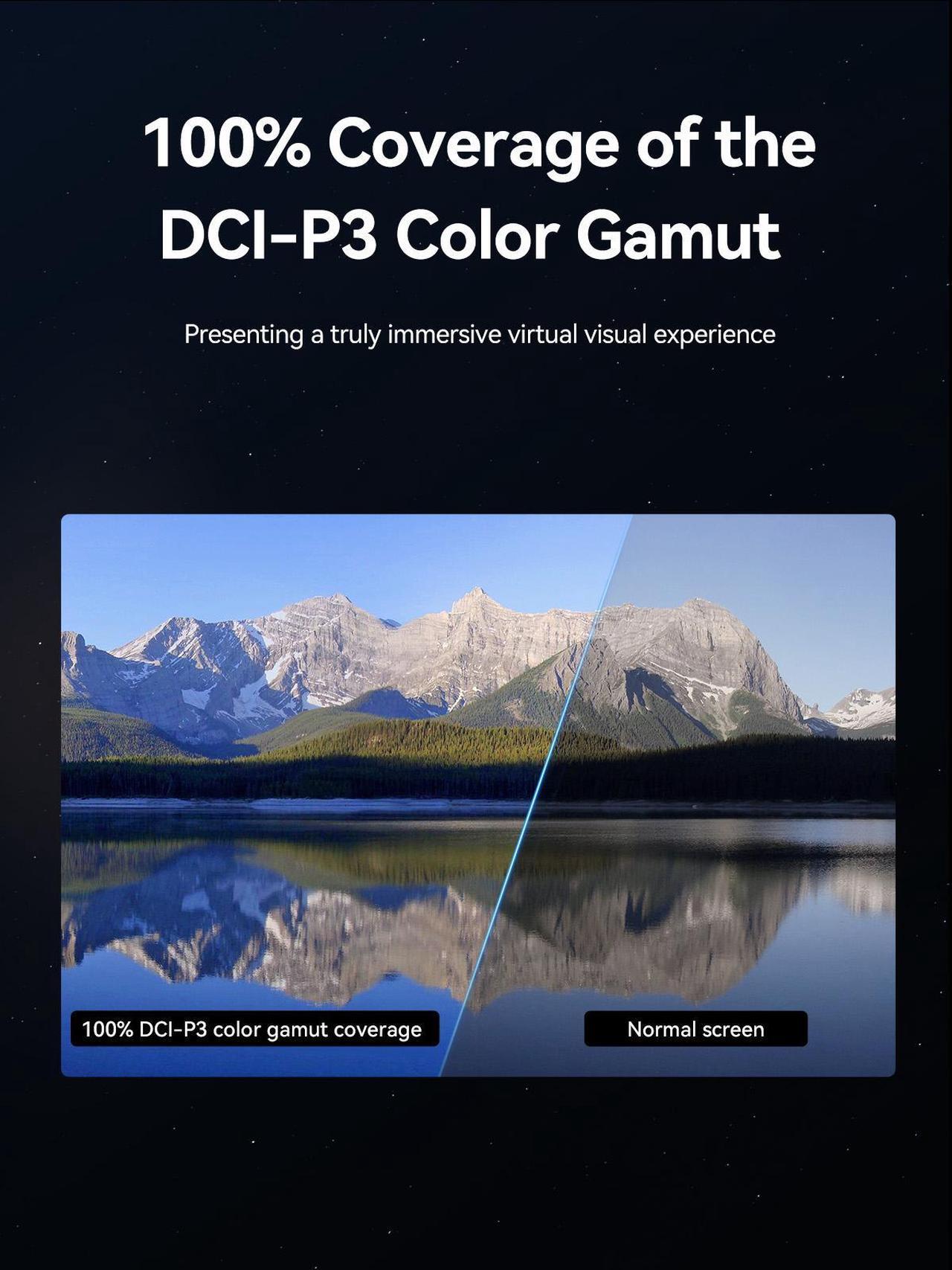 Alt view image 3 of 7 - MINISFORUM Portable Monitor 15.6 inch 2K@144Hz QHD Mini HDMI USB-C Touchscreen Laptop Monitor Computer Display HDR IPS 400nit Brightness Gaming Monitor with Cover/Speaker for Mac/Phone/Xbox/Switch/PS4