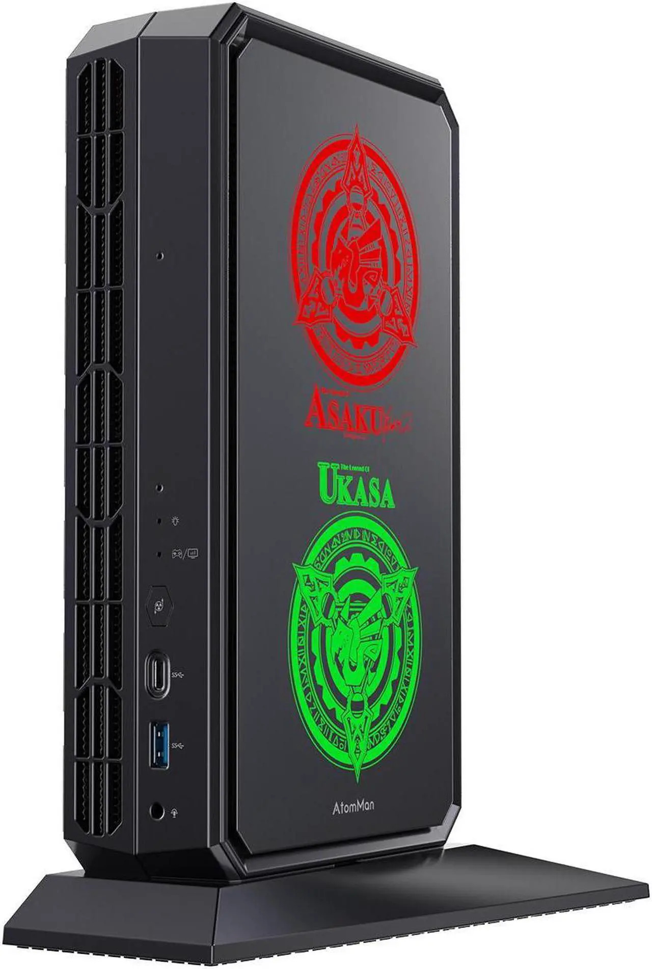 Main image of AtomMan G7 Pt Mini PC AMD Ryzen 9 7945HX(16C/32T, up to 5.4GHz) Barebone Version Micro Computer, HDMI+DP+USB-C Output, 2.5G LAN, WiFi7, BT5.4, 4xUSB3.2 AMD Radeon RX 7600M XT Graphics Gaming PC