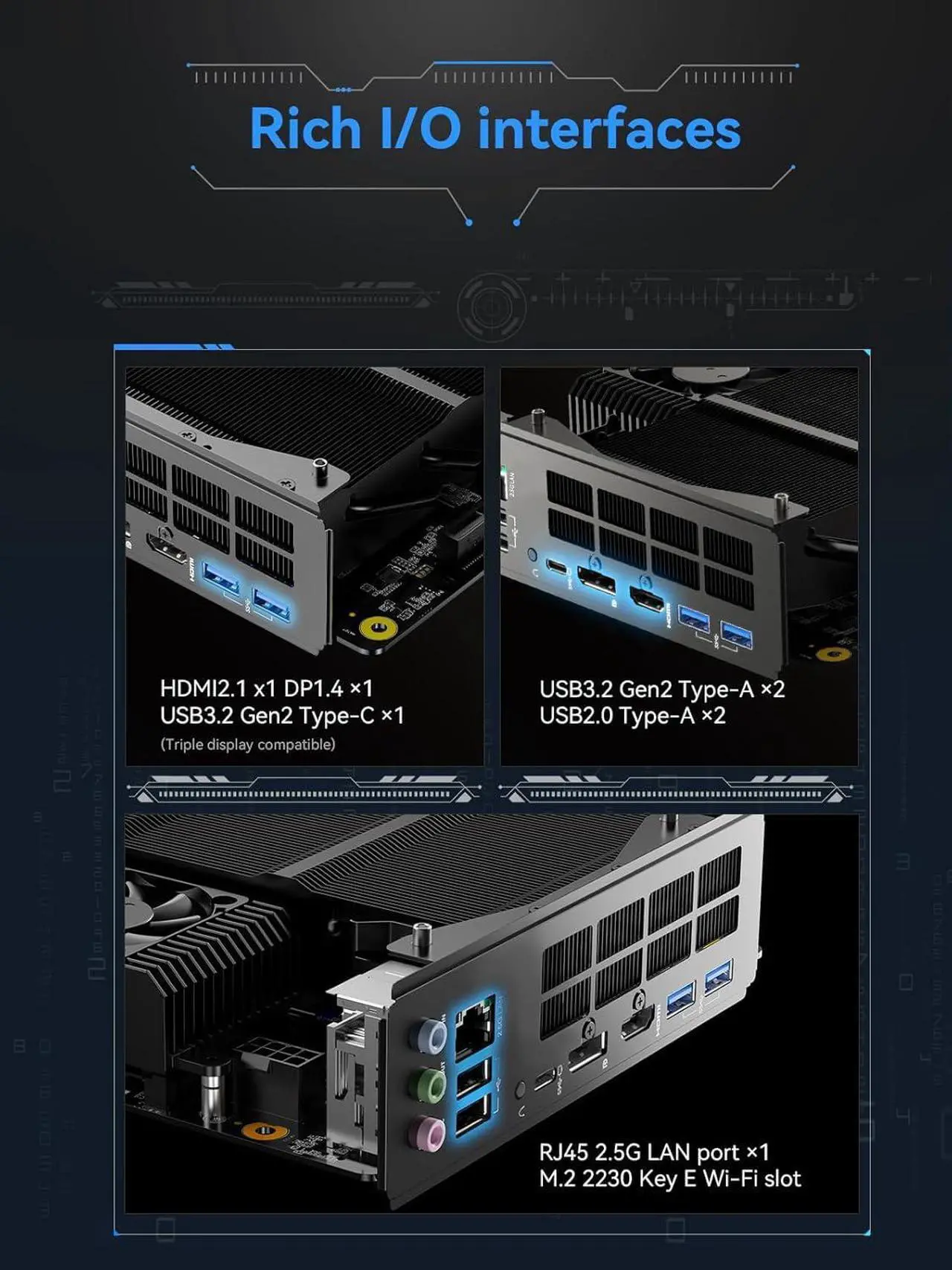 Minisforum bd795i se motherboard amd ryzen 9 7945hx 16c 32t gaming