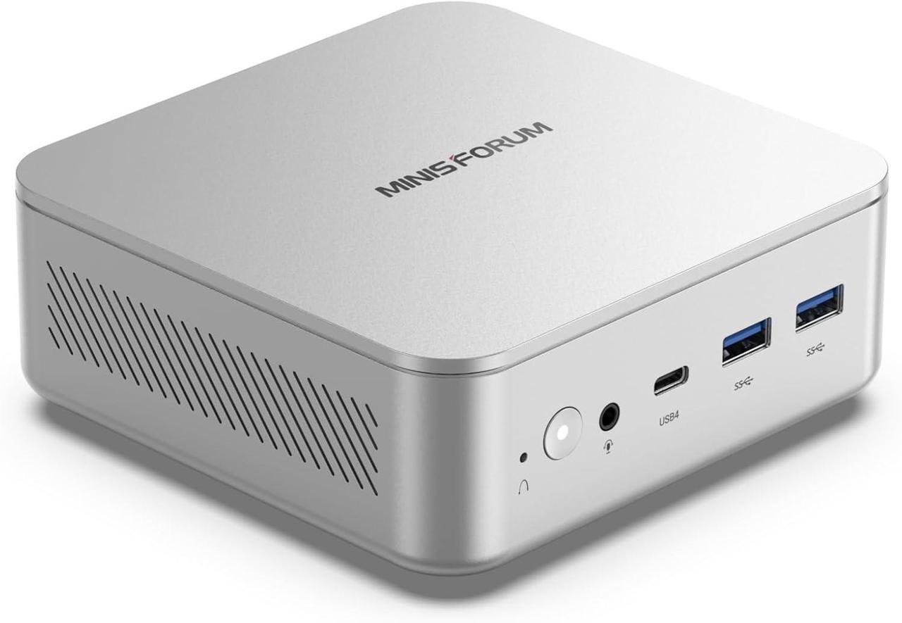 Main image of MINISFORUM Elitemini AI370 Mini PC AMD Ryzen AI 9 HX 370(12C/24T) 32GB RAM 1TB SSD Desktop Computer, HDMI|USB4|DP Triple Output, 2xRJ45 Port, 4xUSB3.2, AMD Radeon 890M Graphics, Copilot Support AI PC