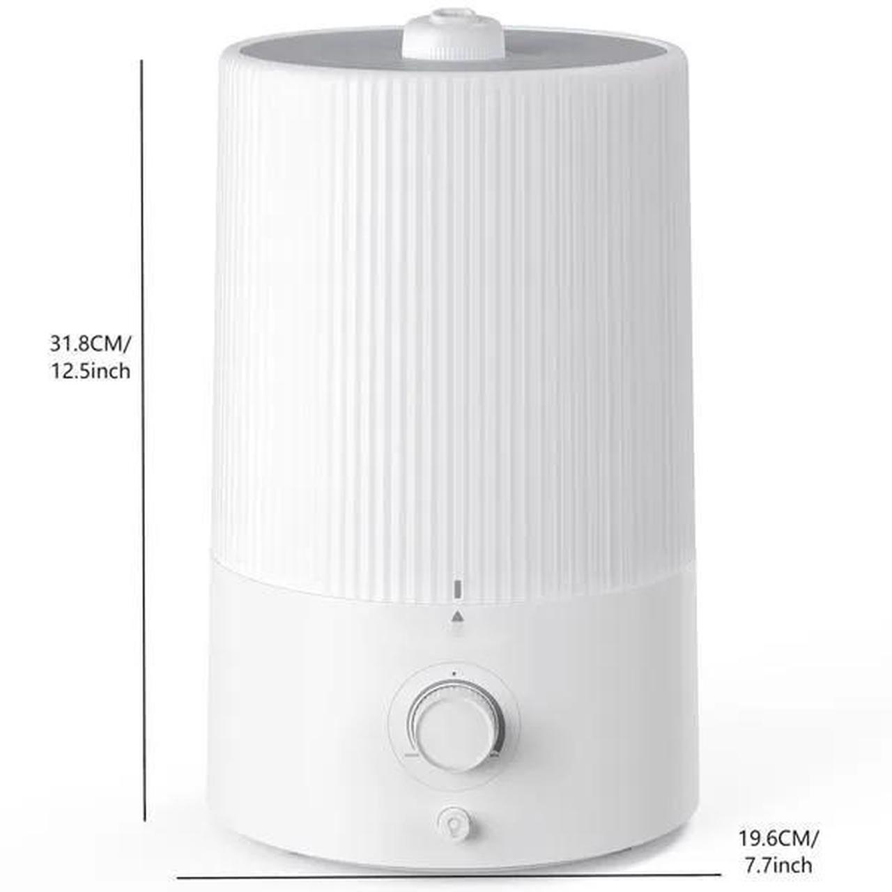 Alt view image 2 of 7 - 4L Top Fill Ultrasonic Cool Mist Humidifiers for Bedroom, with Oil Diffuser and Nightlight, for Baby Nursery & Plants, for Large Room, Lasts Up to 50 Hours, Auto Shut-Off
