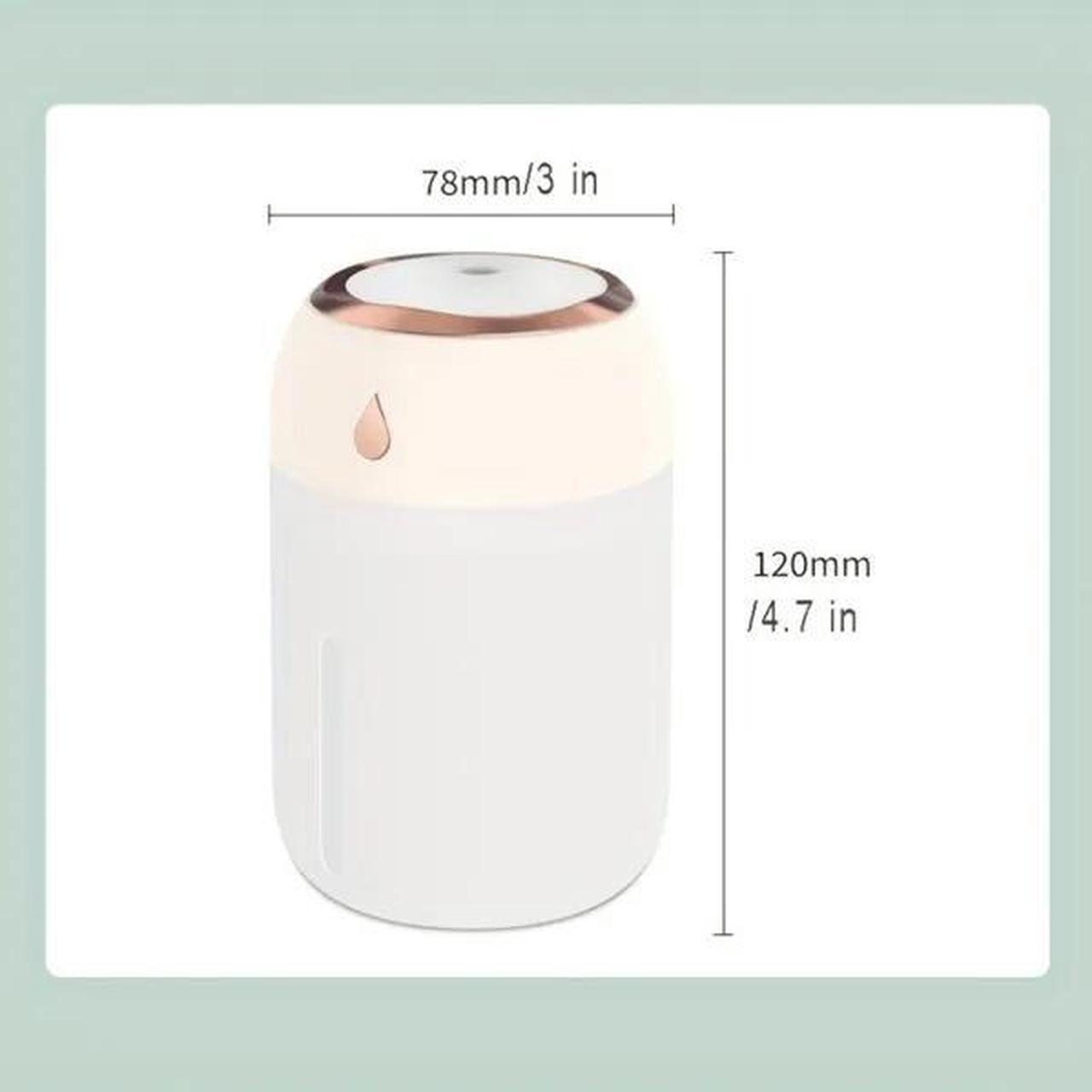 Alt view image 3 of 5 - Portable Mini Humidifier, 220ml/330ml,Small Cool Mist Humidifier, USB Personal Desktop Humidifier For Bedroom Travel Office Home