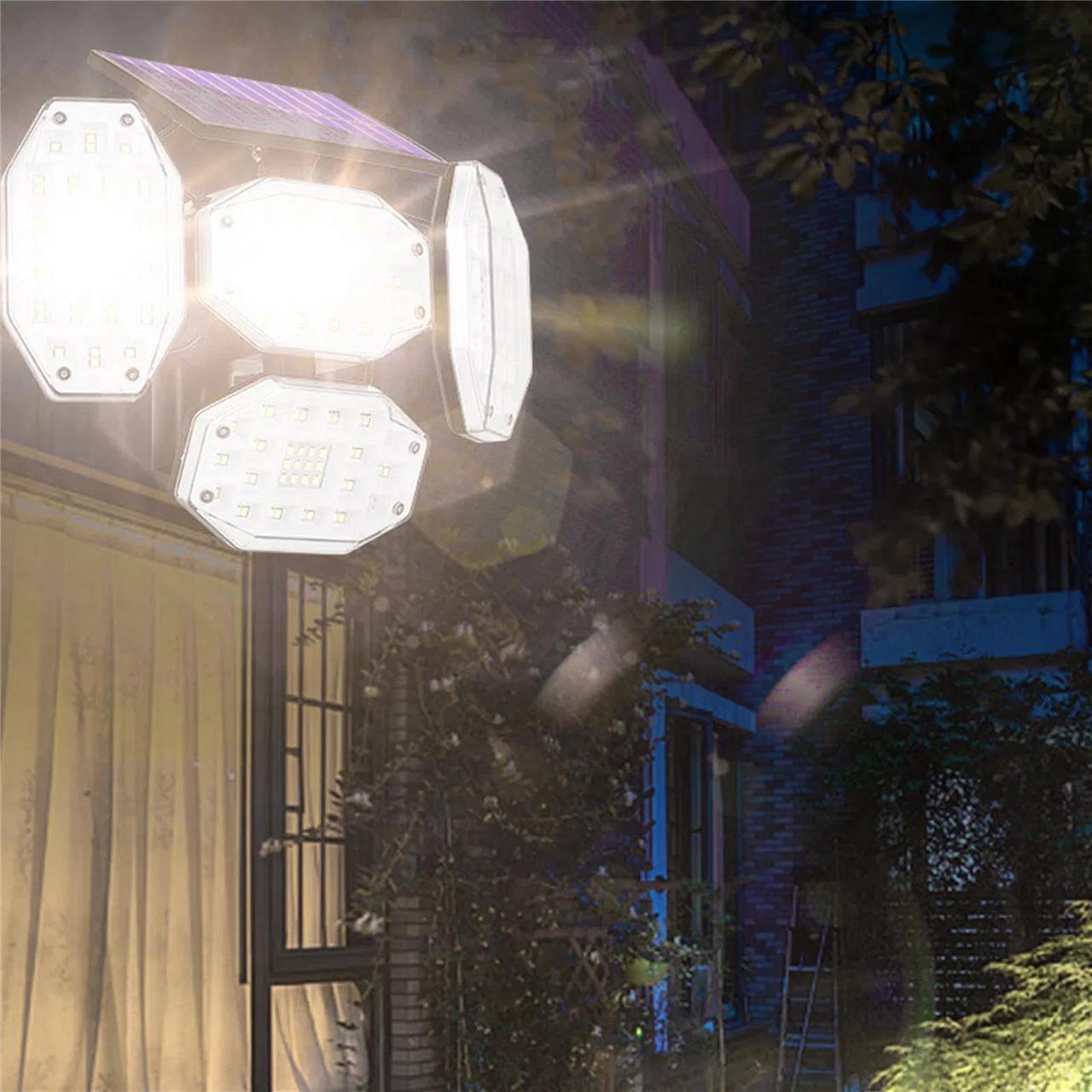 Alt view image 2 of 7 - Upgraded Solar Motion Sensor Light Security Lamp Garden Outdoor Waterproof