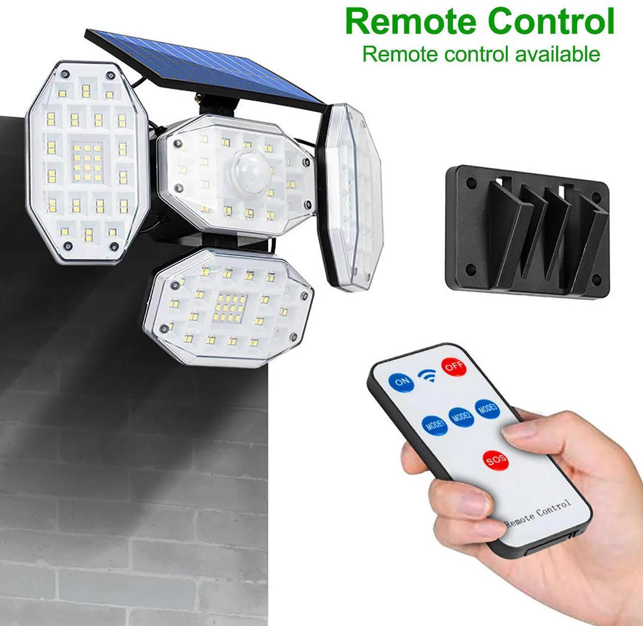 Alt view image 3 of 7 - Upgraded Solar Motion Sensor Light Security Lamp Garden Outdoor Waterproof