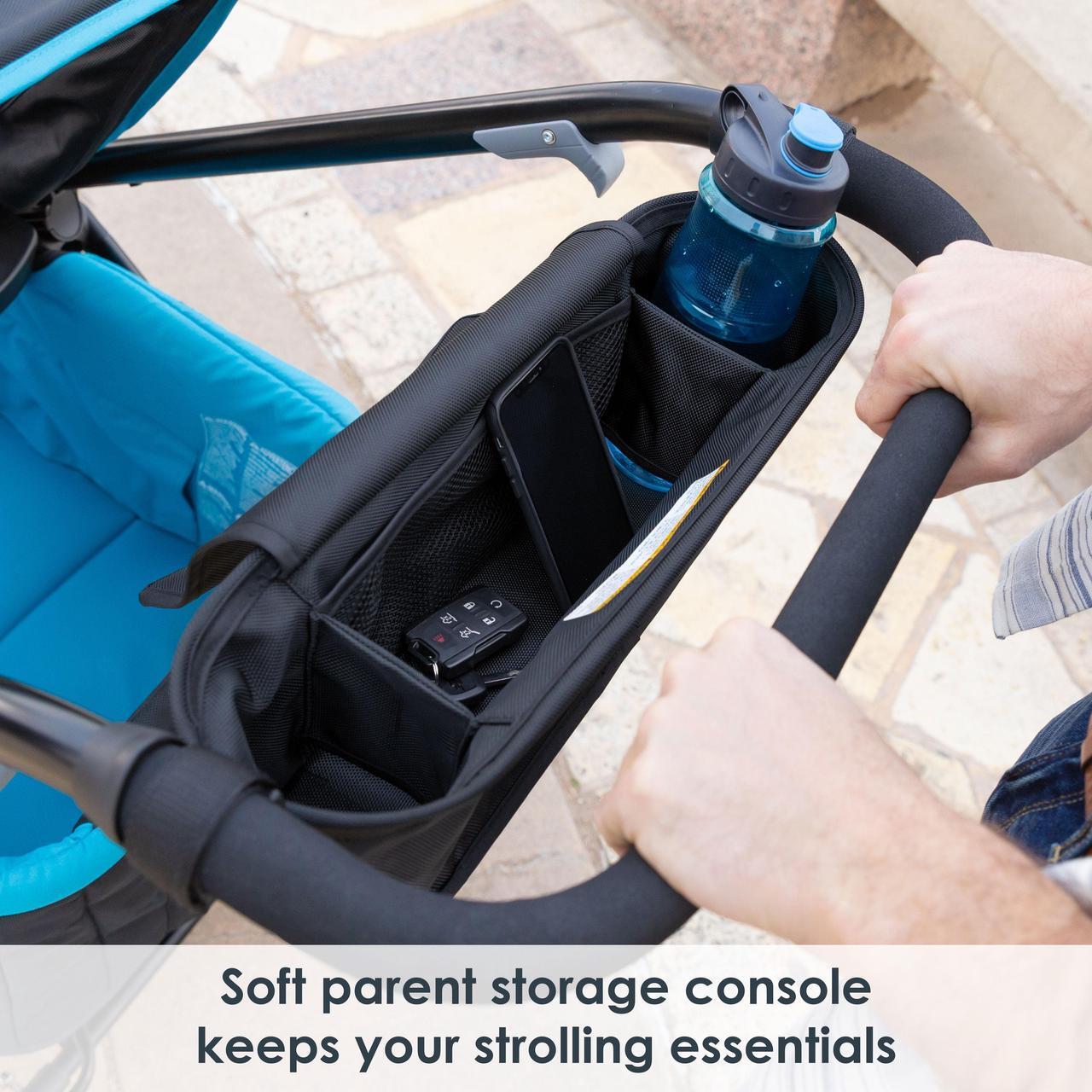 Alt view image 2 of 7 - Baby Trend Expedition 2-in-1 Stroller Wagon PLUS, Ultra Marine