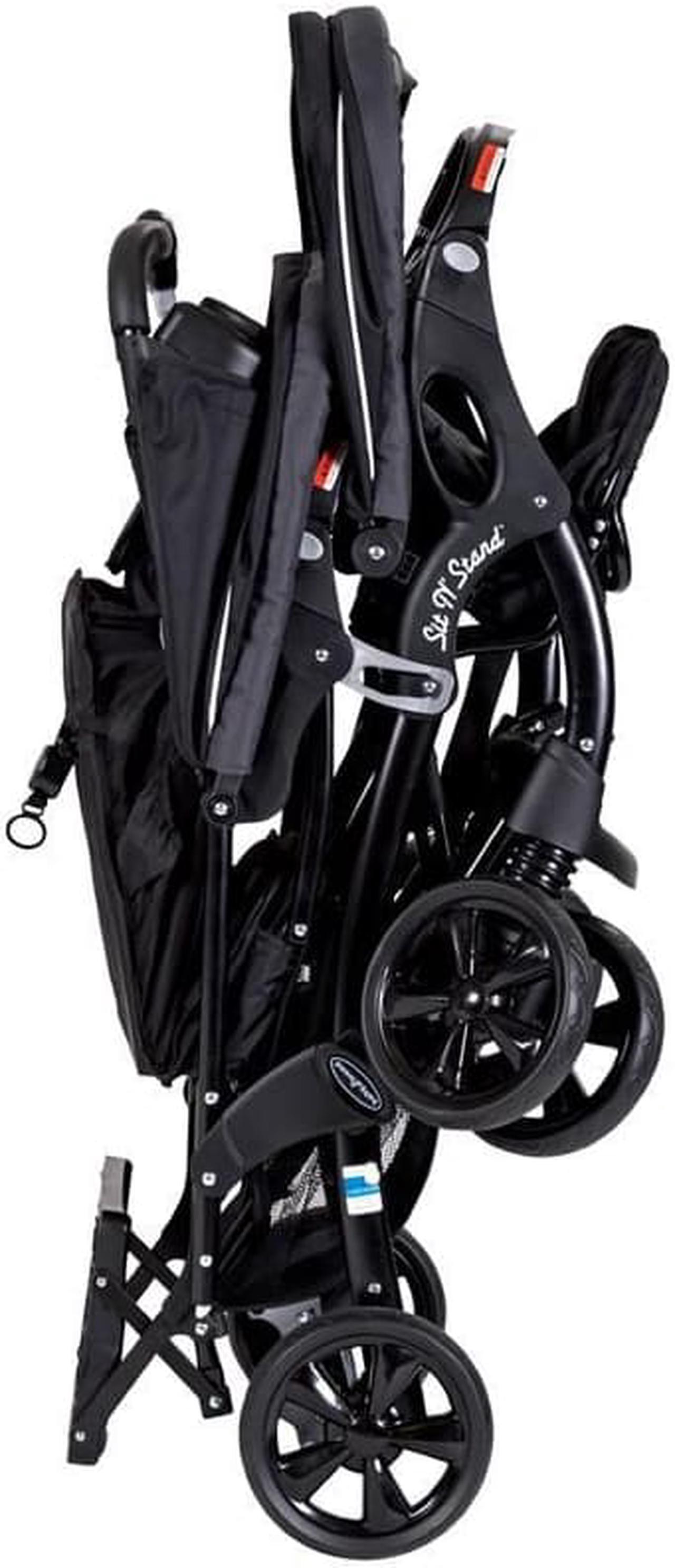 Alt view image 5 of 5 - Baby Trend Sit N' Stand® Double Stroller, Onyx