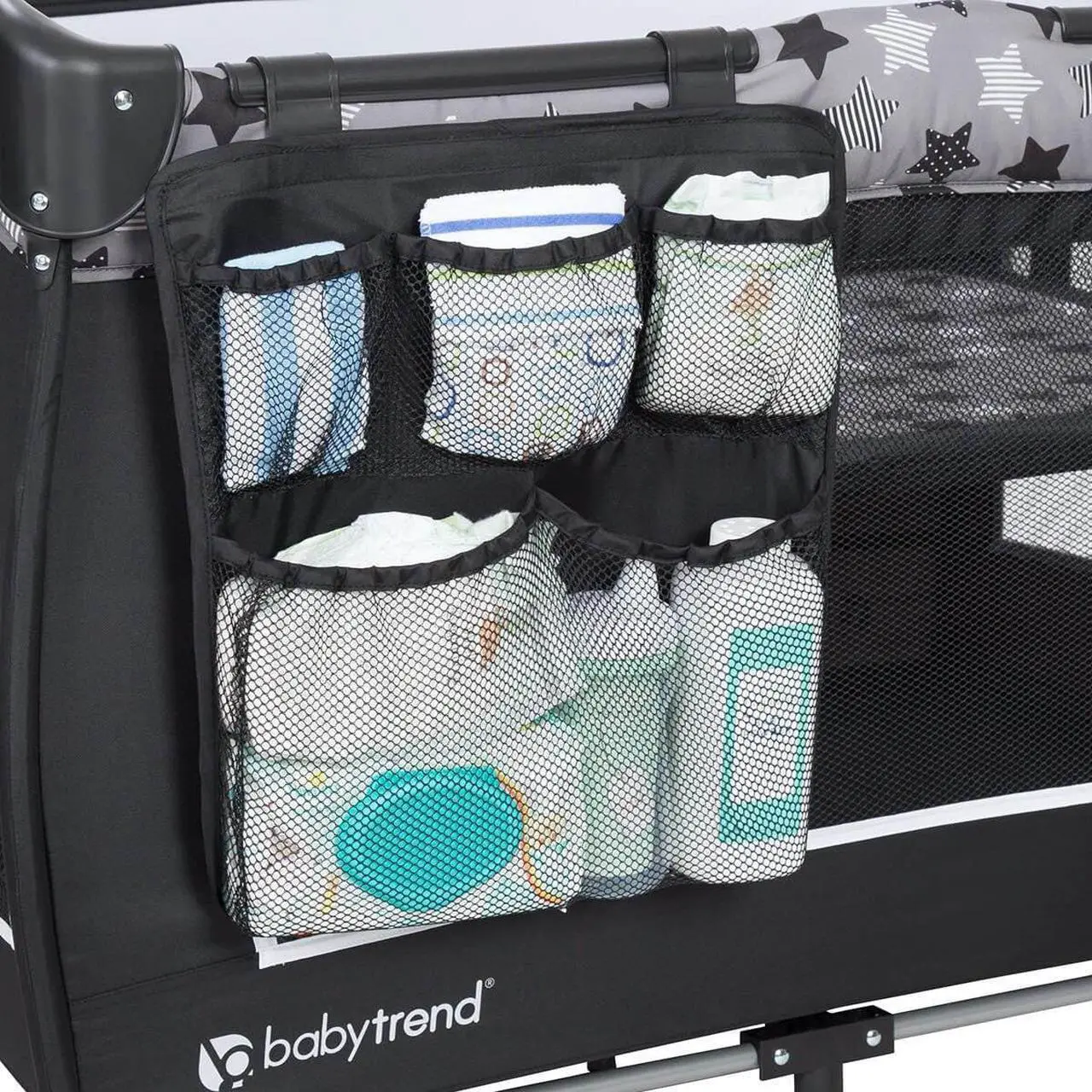 Alt view image 11 of 18 - Baby Trend E Rising Star Nursery Center with Baby Changing Table and Playard