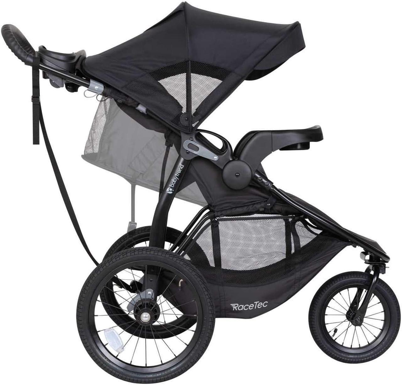 Alt view image 2 of 6 - Baby Trend Expedition Race Tec Jogger, Ultra Black