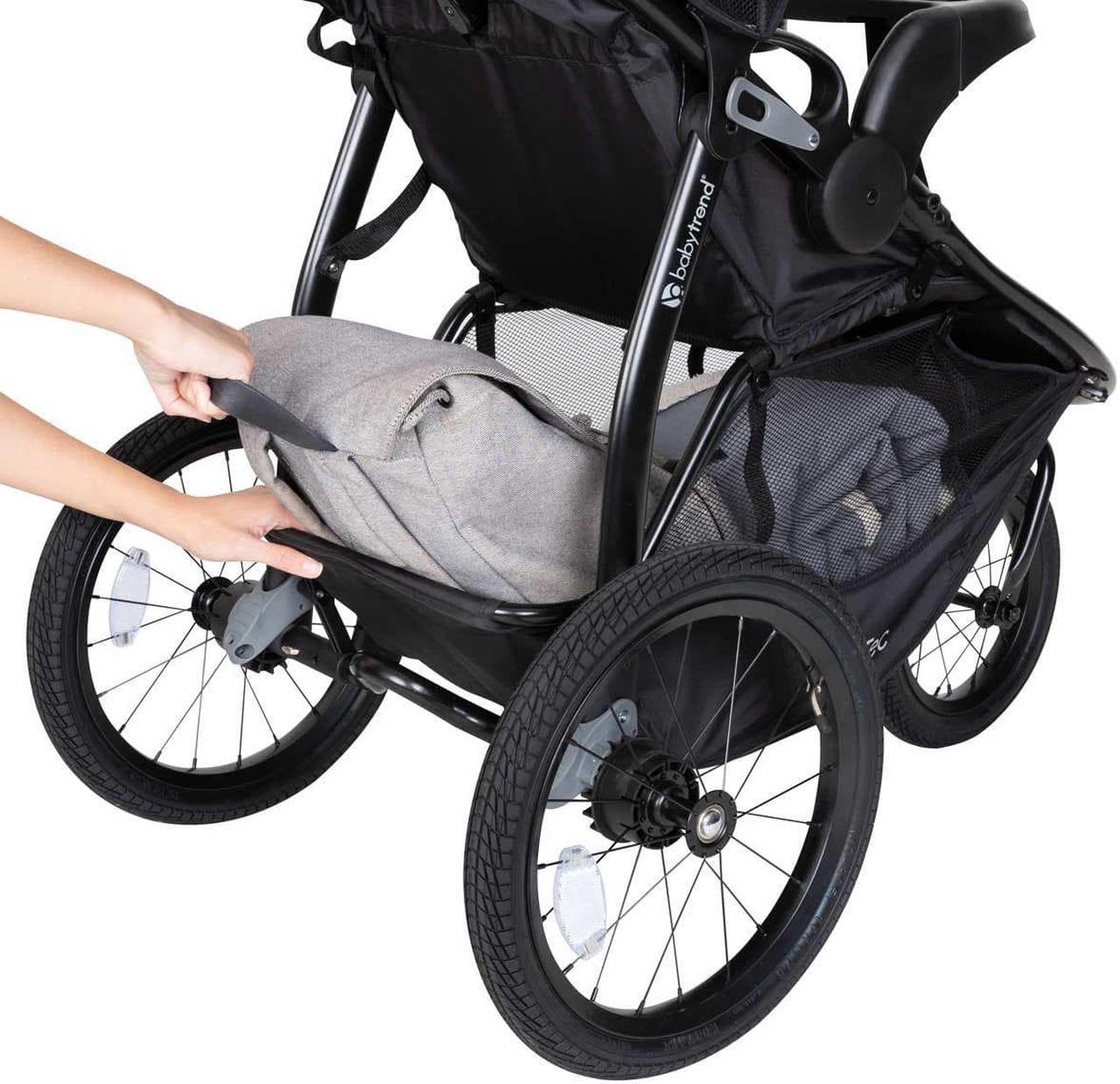 Alt view image 4 of 6 - Baby Trend Expedition Race Tec Jogger, Ultra Black