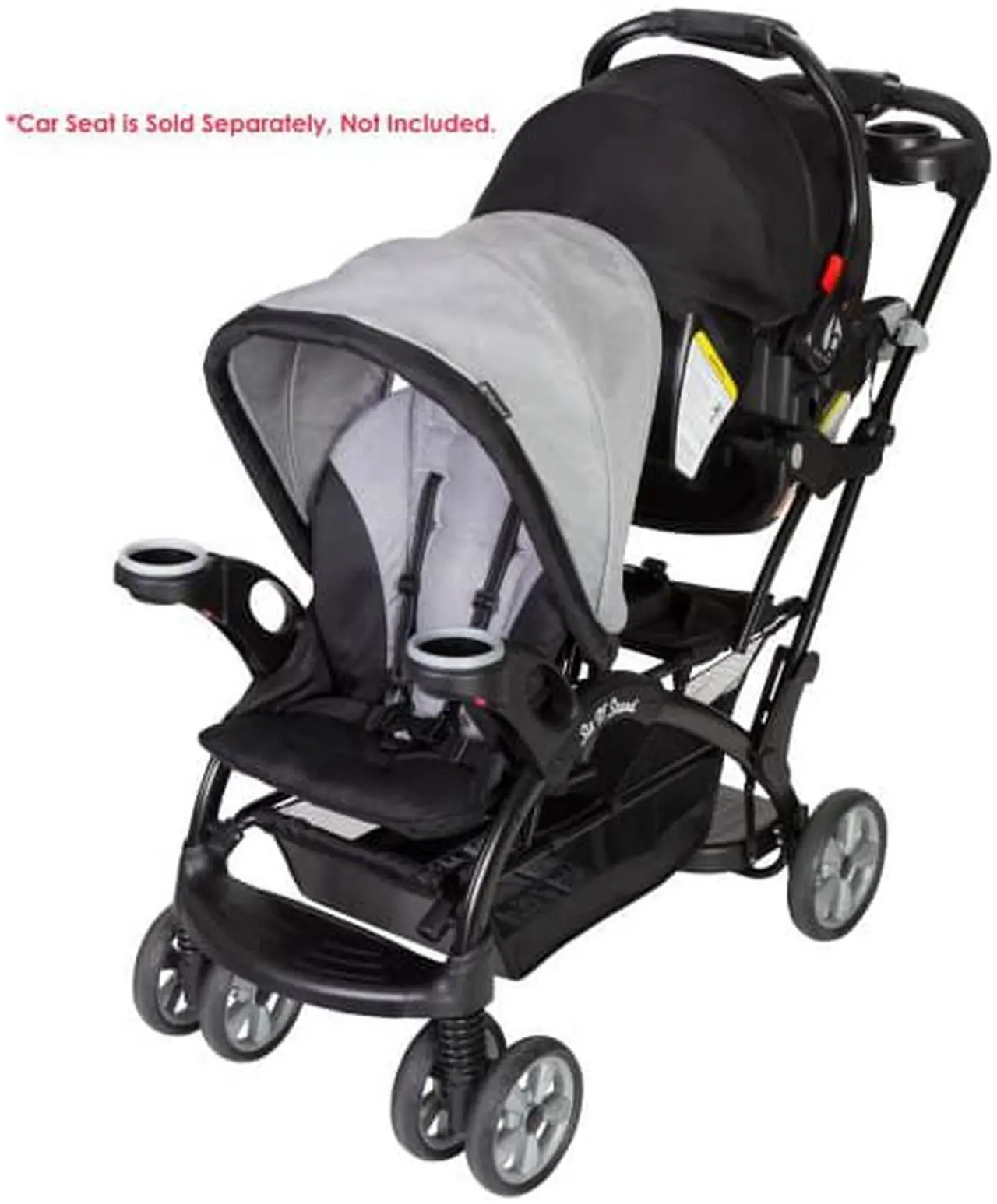 Alt view image 3 of 7 - Baby Trend Sit N' Stand® Ultra Stroller, Morning Mist