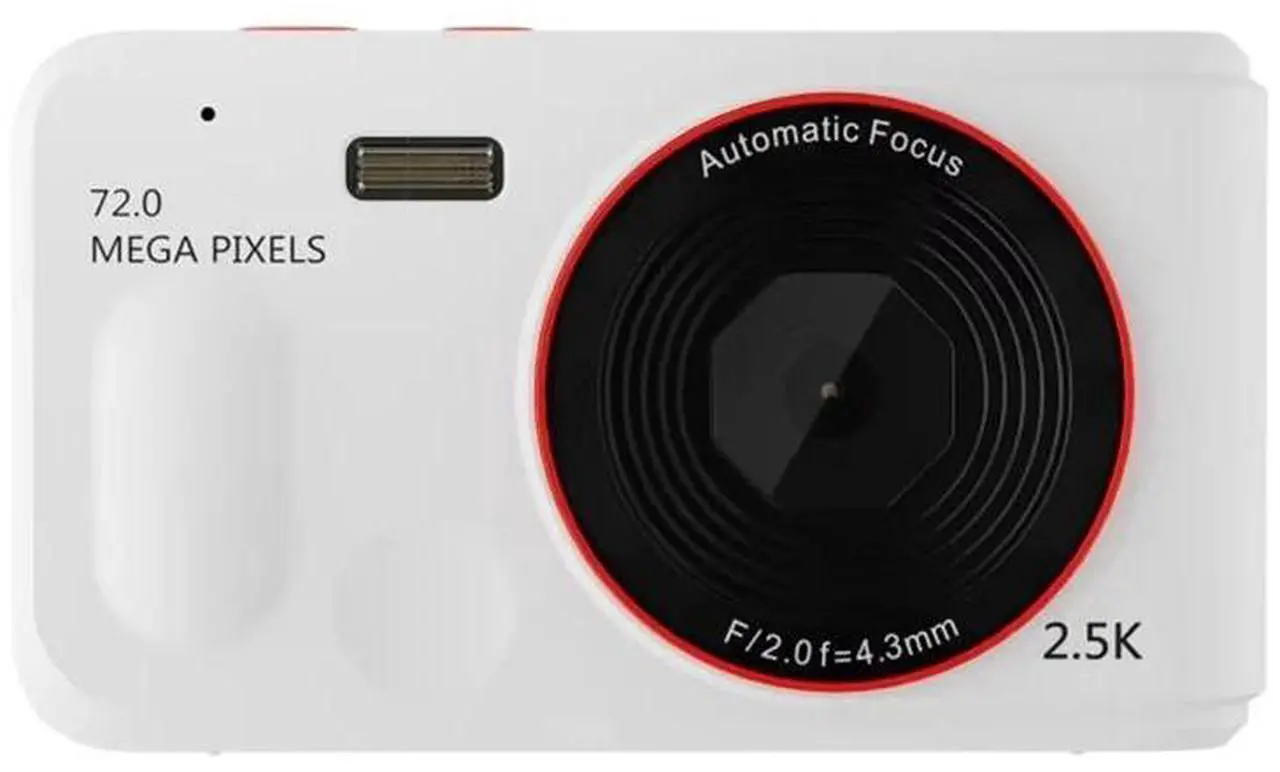 Main image of Digital Camera 16x Digtal Zoom Auto Focus 2.5K HD 72MP Digital Camcorder Camera for Home Outdoor Travel White