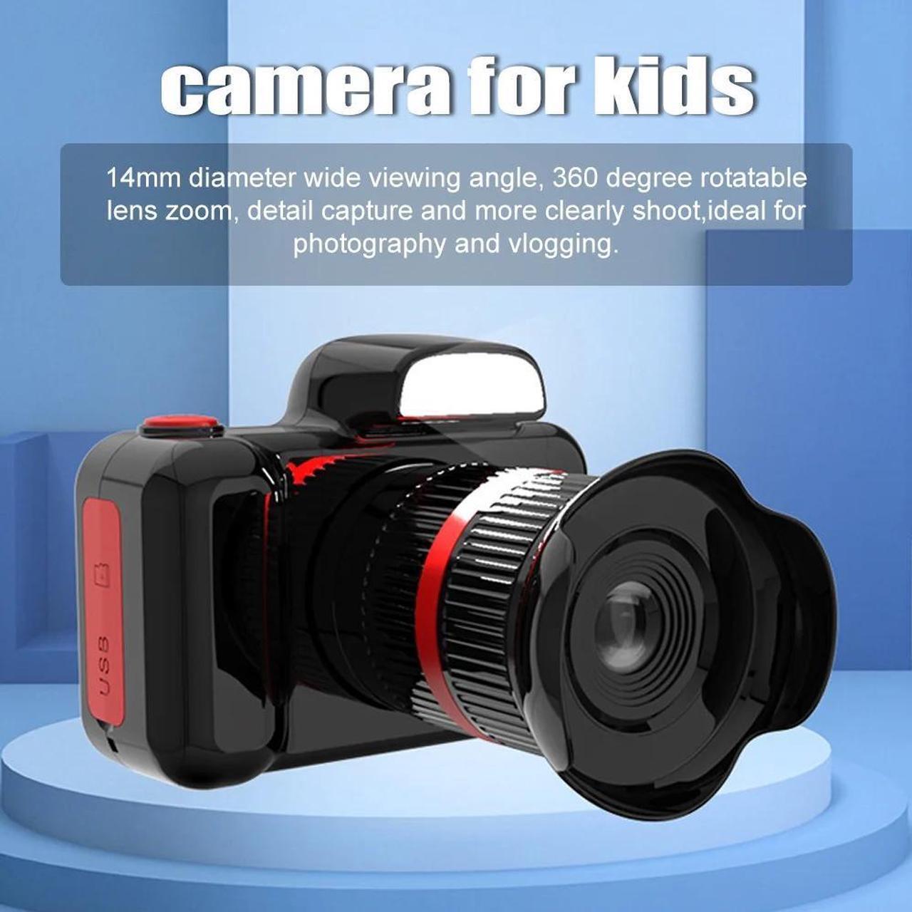 Alt view image 6 of 6 - Digital Cameras for Photography 2'' Display 28MP Video Camera for Vlogging with Flash, 360 Degree Rotatable Lens,Support 9 Language,MP3 Player,Built-in 3 Puzzle Games,Multifunctional Point and Shoot