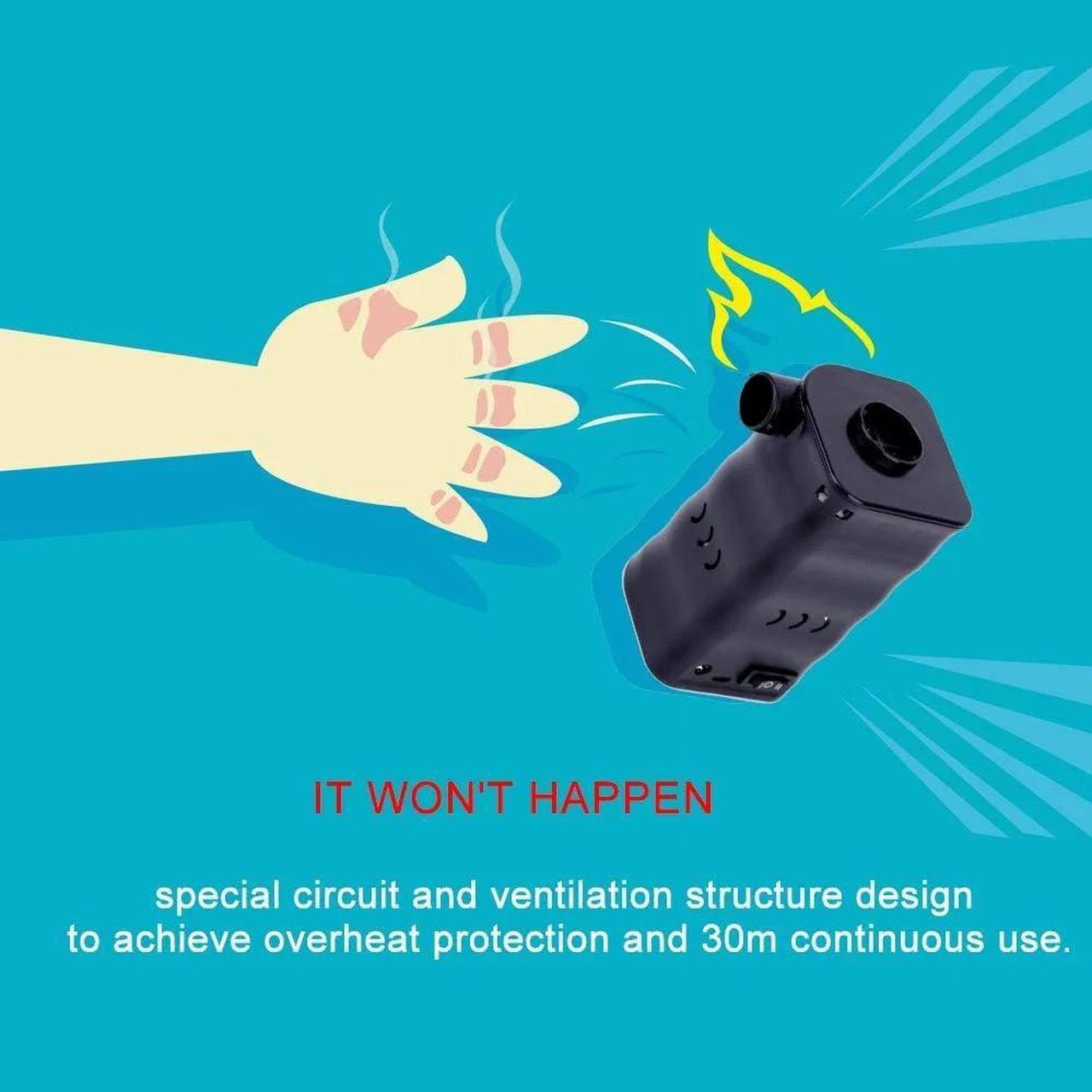 Alt view image 3 of 7 - Electric Air Pump - Portable Quick-Fill Inflator/Deflator Pumps, Air Mattress Pump for Inflatables Paddling Pools,Swimming Ring AC/110V