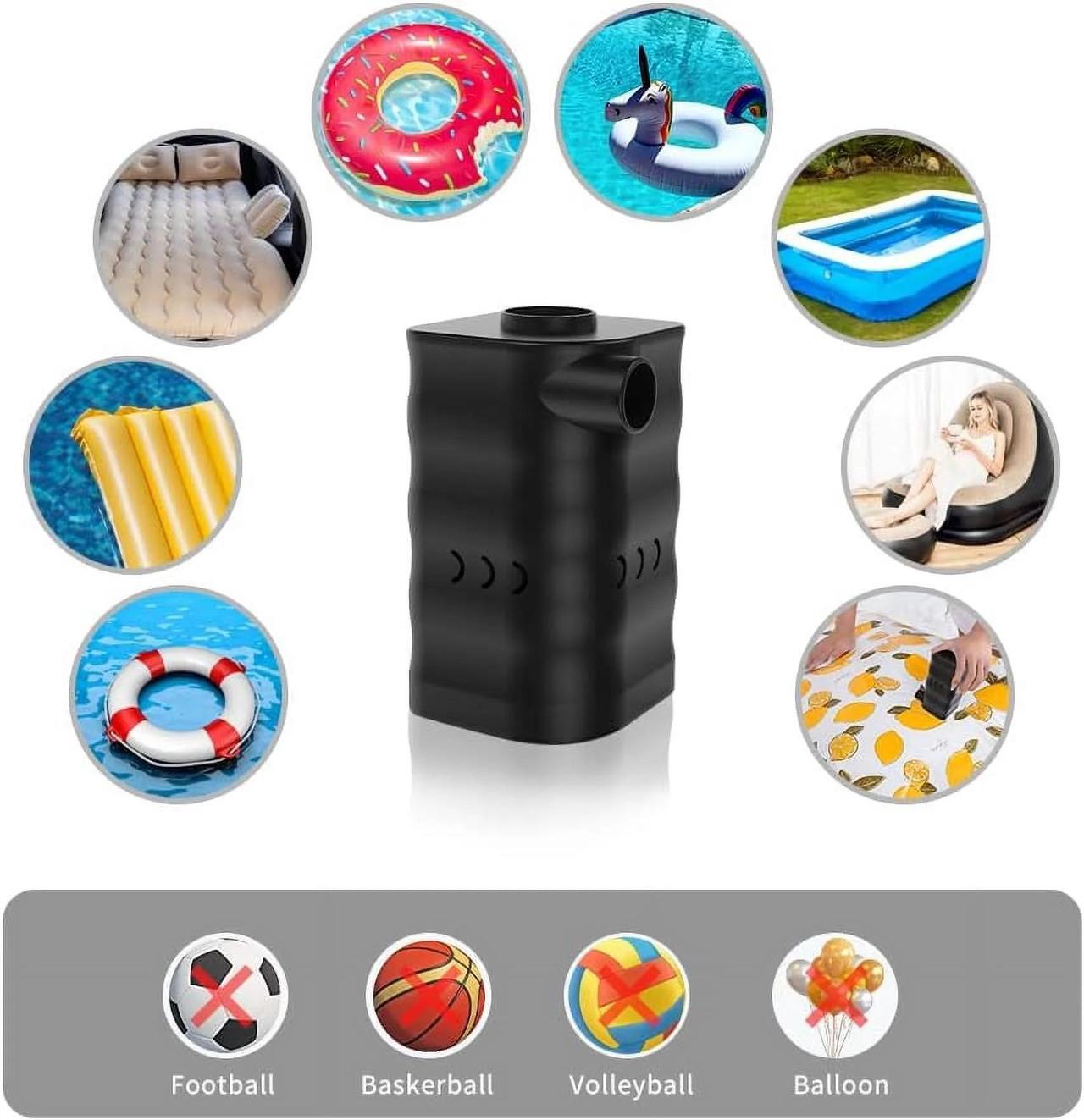 Alt view image 6 of 7 - Electric Air Pump - Portable Quick-Fill Inflator/Deflator Pumps, Air Mattress Pump for Inflatables Paddling Pools,Swimming Ring AC/110V