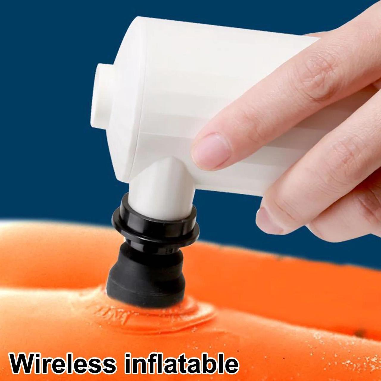 Alt view image 3 of 7 - Electric Air Pump, Rechargeable Battery Air Mattress Pump, Portable Quick-Fill Inflator/Deflator Pumps with 3600mAh for Camping Inflatable Cushions