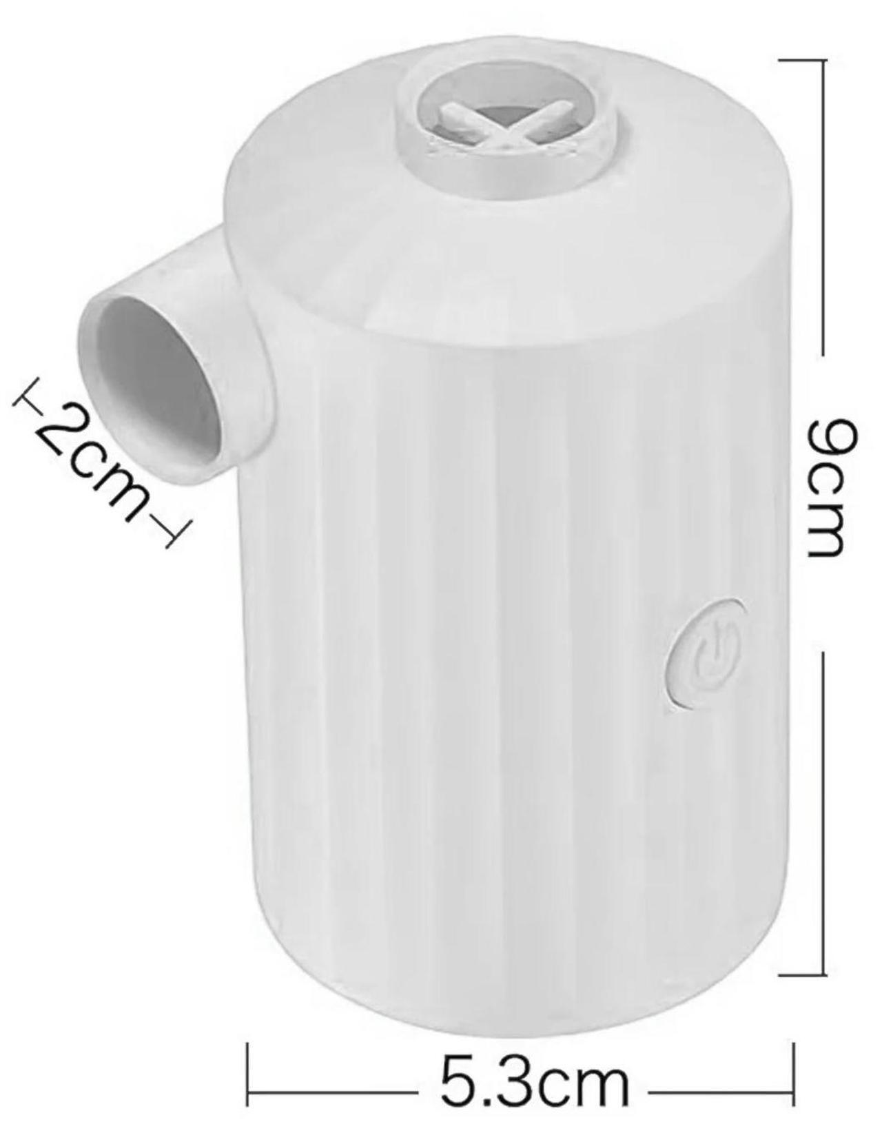 Alt view image 6 of 7 - Electric Air Pump, Rechargeable Battery Air Mattress Pump, Portable Quick-Fill Inflator/Deflator Pumps with 3600mAh for Camping Inflatable Cushions